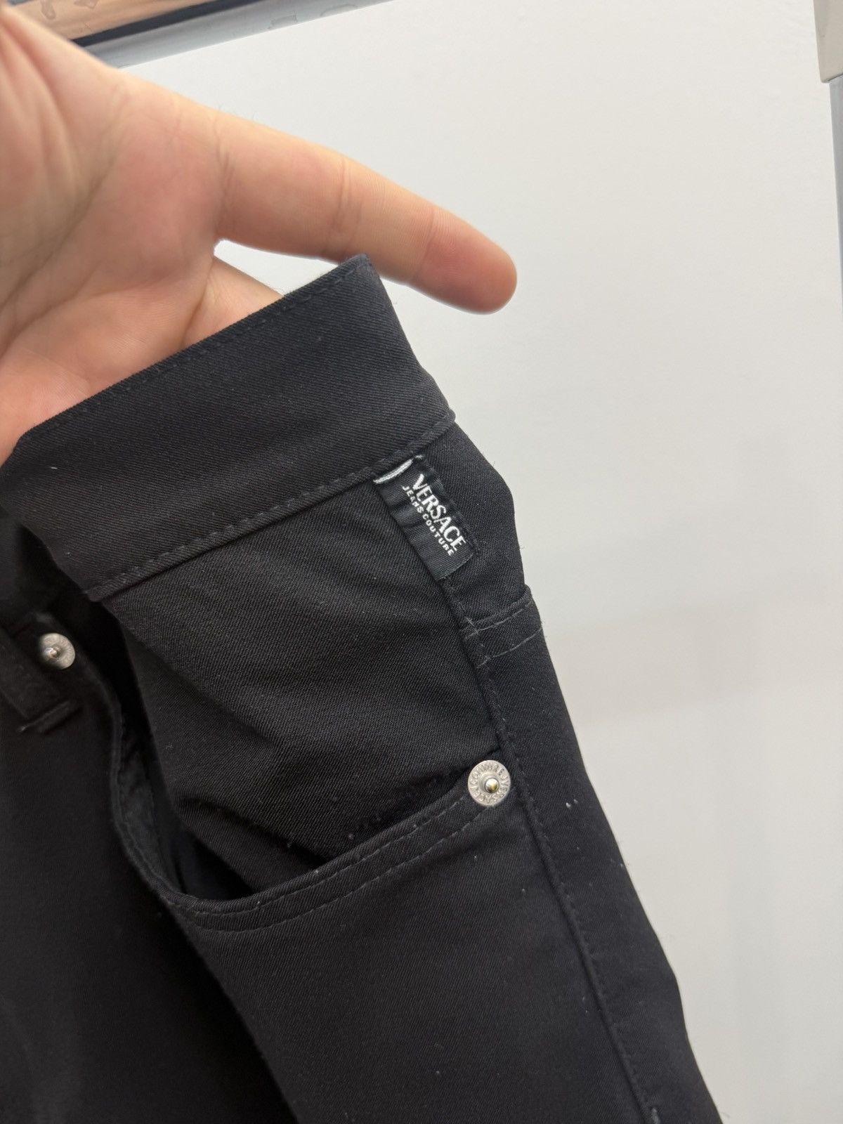 Versace Jeans Couture Vintage Versace Jeans Couture Black Classic Pants Size US 38 / EU 54 - 4 Thumbnail