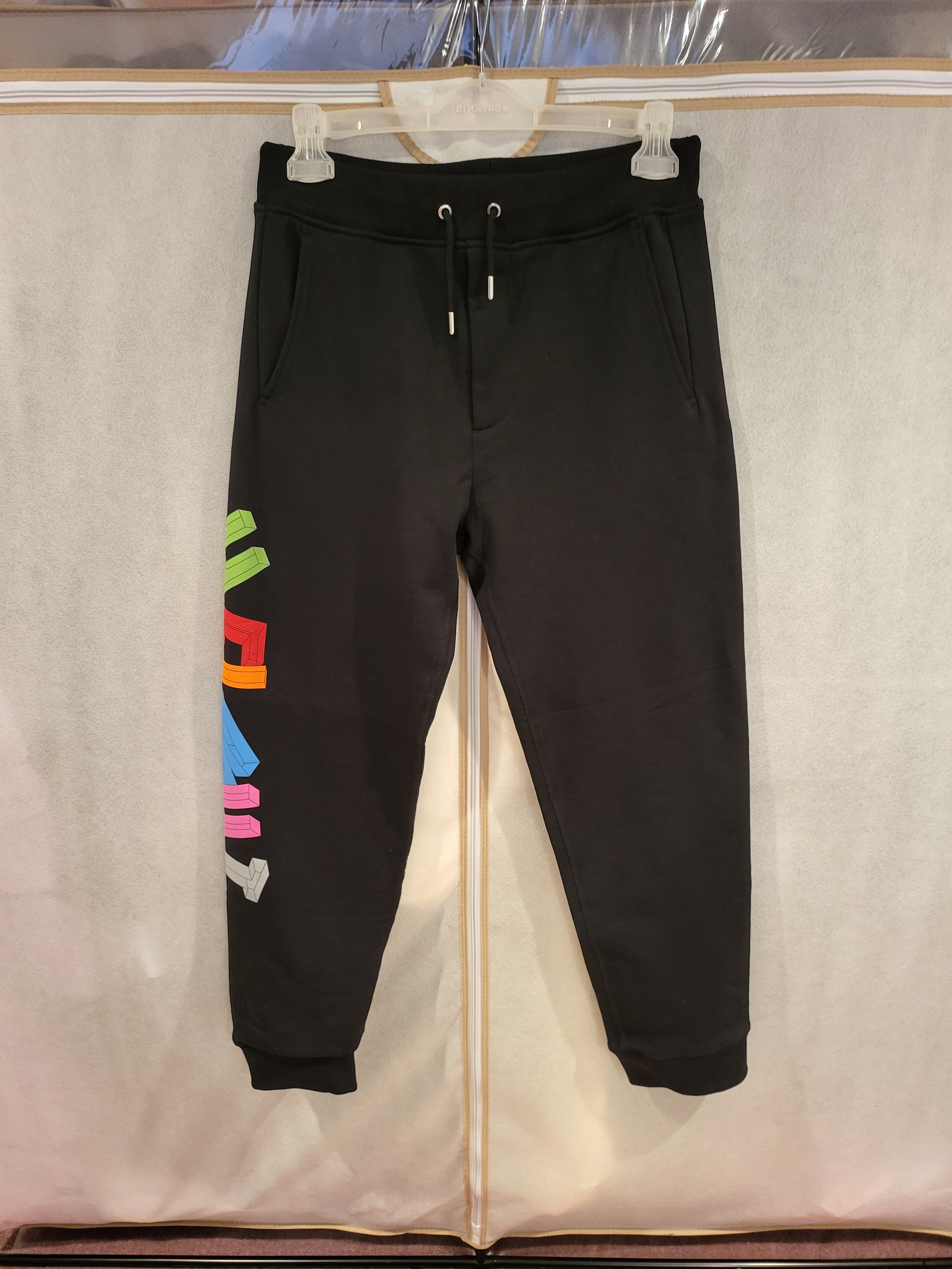 Helmut Lang 3D Multicolor Logo Sweatpants Size US 32 / EU 48 - 3 Thumbnail