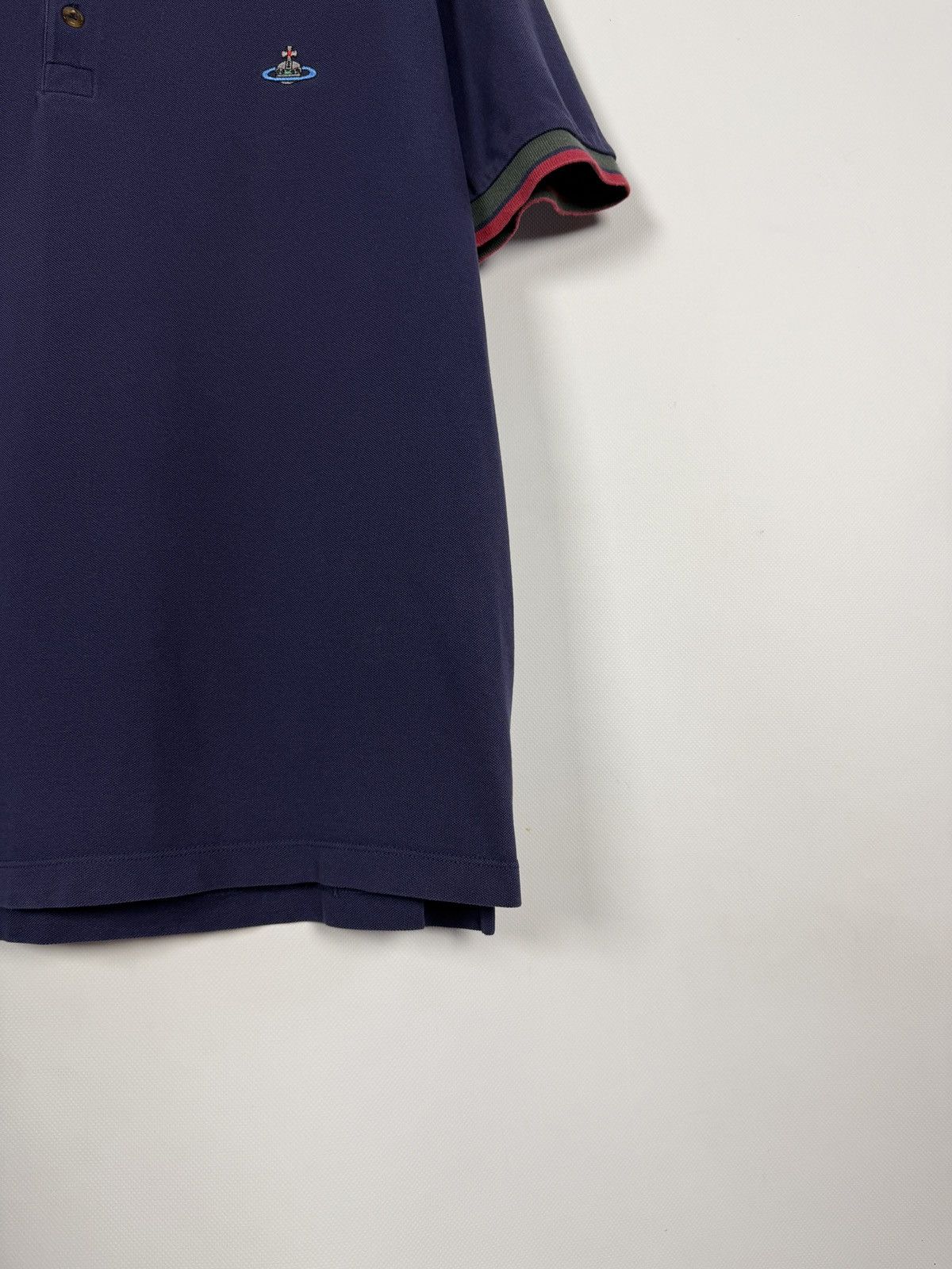 Vivienne Westwood Vivienne Westwood Short Sleeve Polo Shirt Purple Size XL Size US XL / EU 56 / 4 - 5 Thumbnail