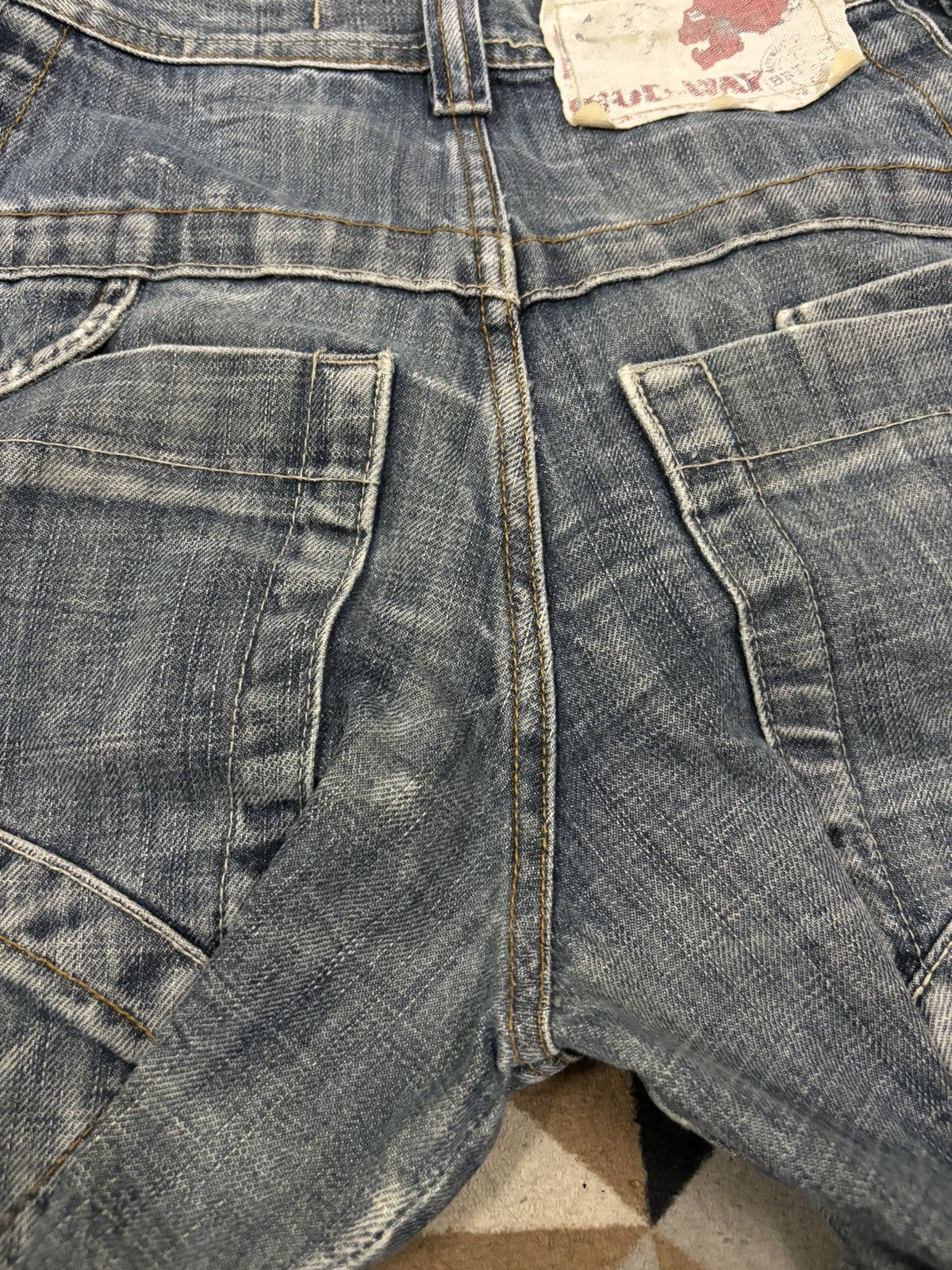 Diesel Vintage Hod-Way Industry Cracked Wash Loose Distressed Jeans Size US 30 / EU 46 - 14 Thumbnail