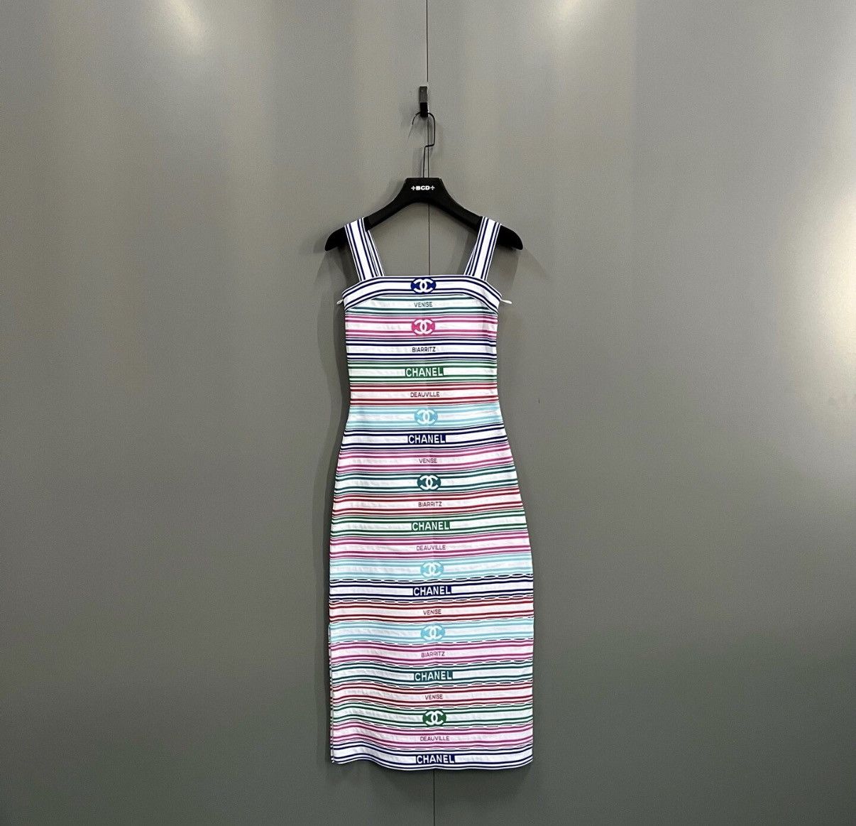 Chanel Chanel Colorful Striped CC Printed Dress J41 Size XS / US 0-2 / IT 36-38 - 1 Thumbnail