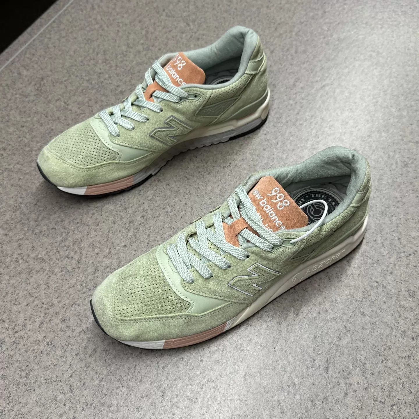 New Balance NB998 Concepts x Tannery Green 46.5 Men's Lightly Used Size US 13 / EU 46 - 5 Thumbnail