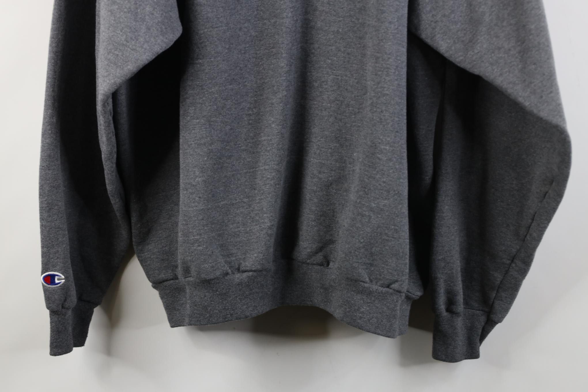 Champion Vintage 90s Champion Blank Crewneck Sweatshirt Heather Gray Size US XL / EU 56 / 4 - 15 Thumbnail