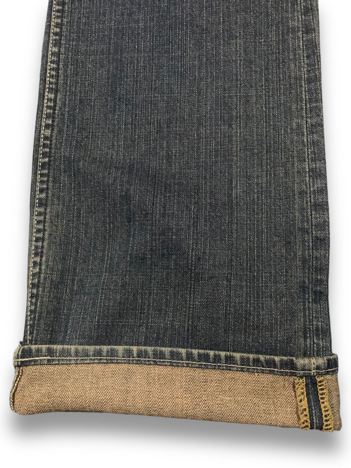 Japanese Brand Vintage Bobson Mud Wash Baggy Distressed Grunge Jeans Size US 32 / EU 48 - 11 Thumbnail