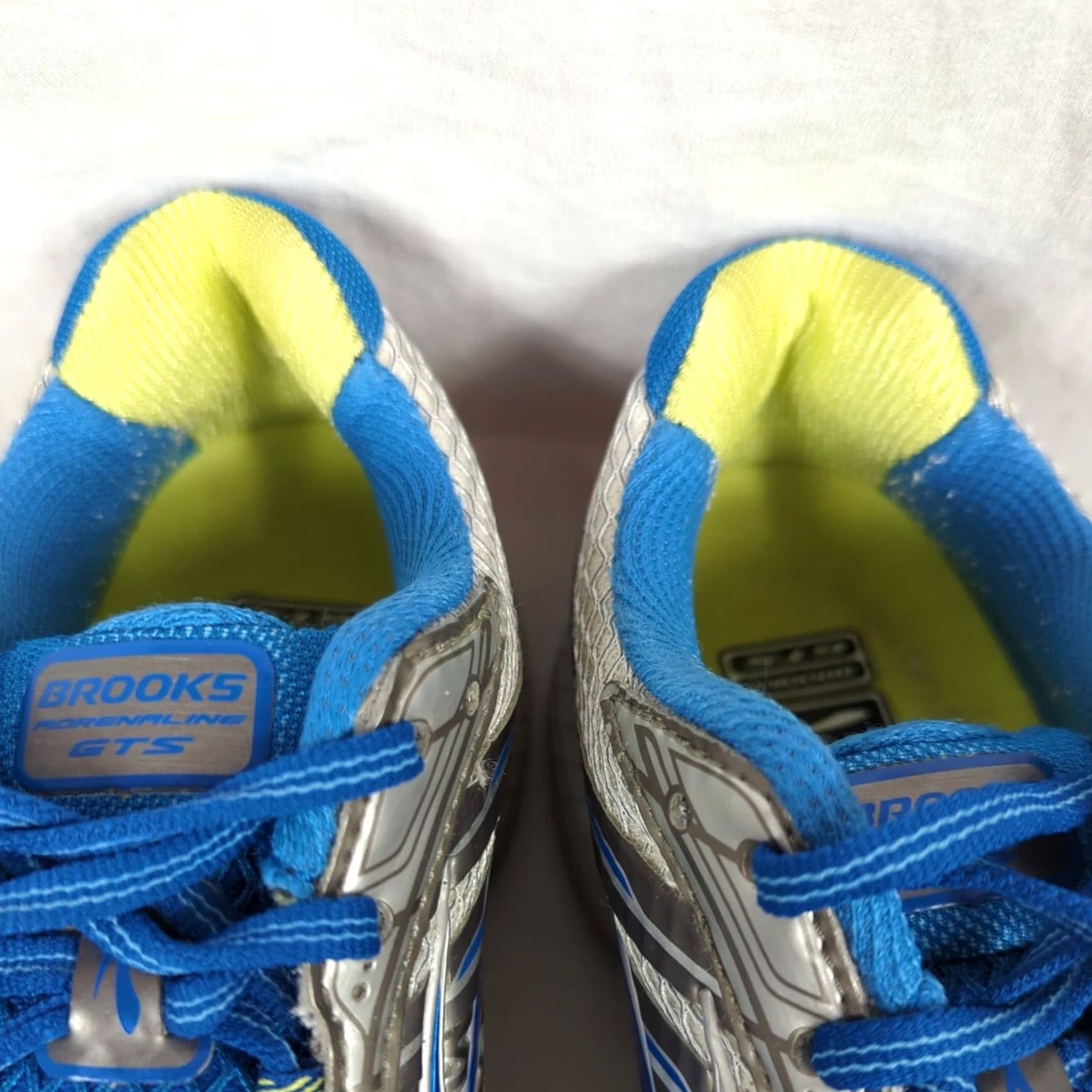 Brooks Brooks Adrenaline GTS 15 Womens Running Shoes Blue Silver Size 8 Shoes Sneaker B Low Top Mesh Athletic Men’s/Women’s (adjust to Women) Size US 6 / IT 36 - 4 Thumbnail