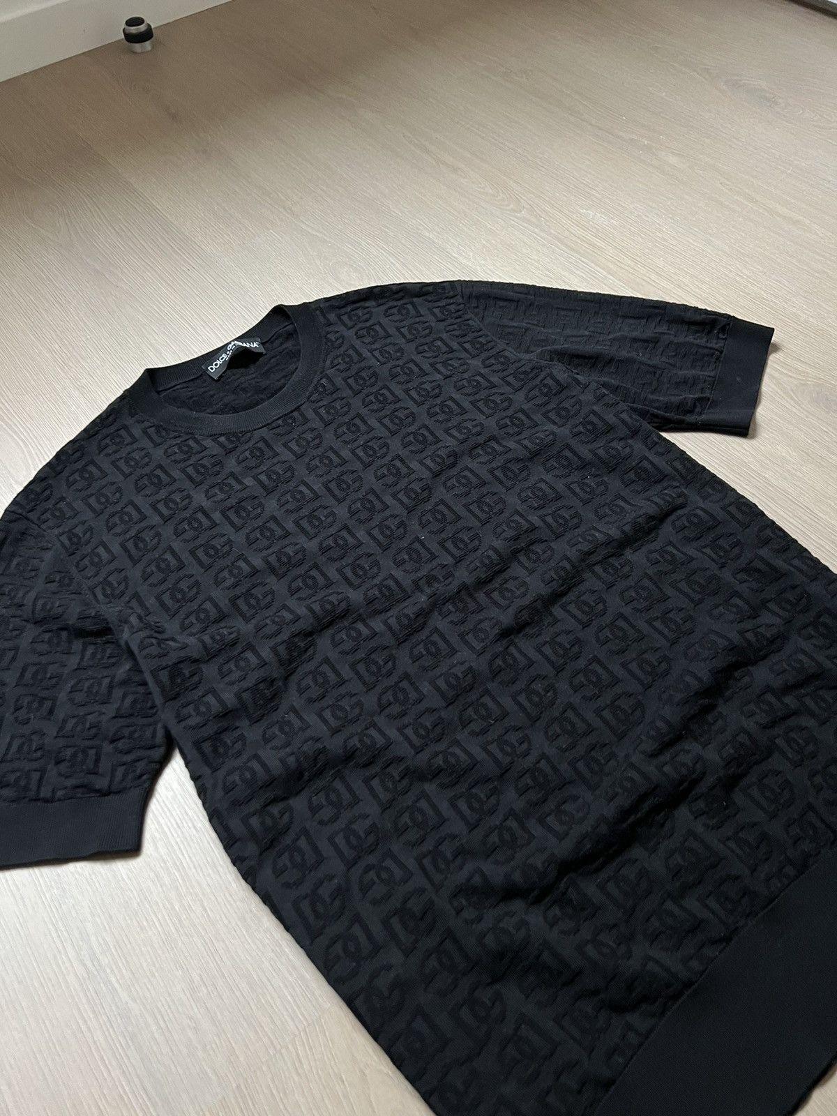 Dolce & Gabbana DG-logo silk sweater Size US M / EU 48-50 / 2 - 3 Thumbnail