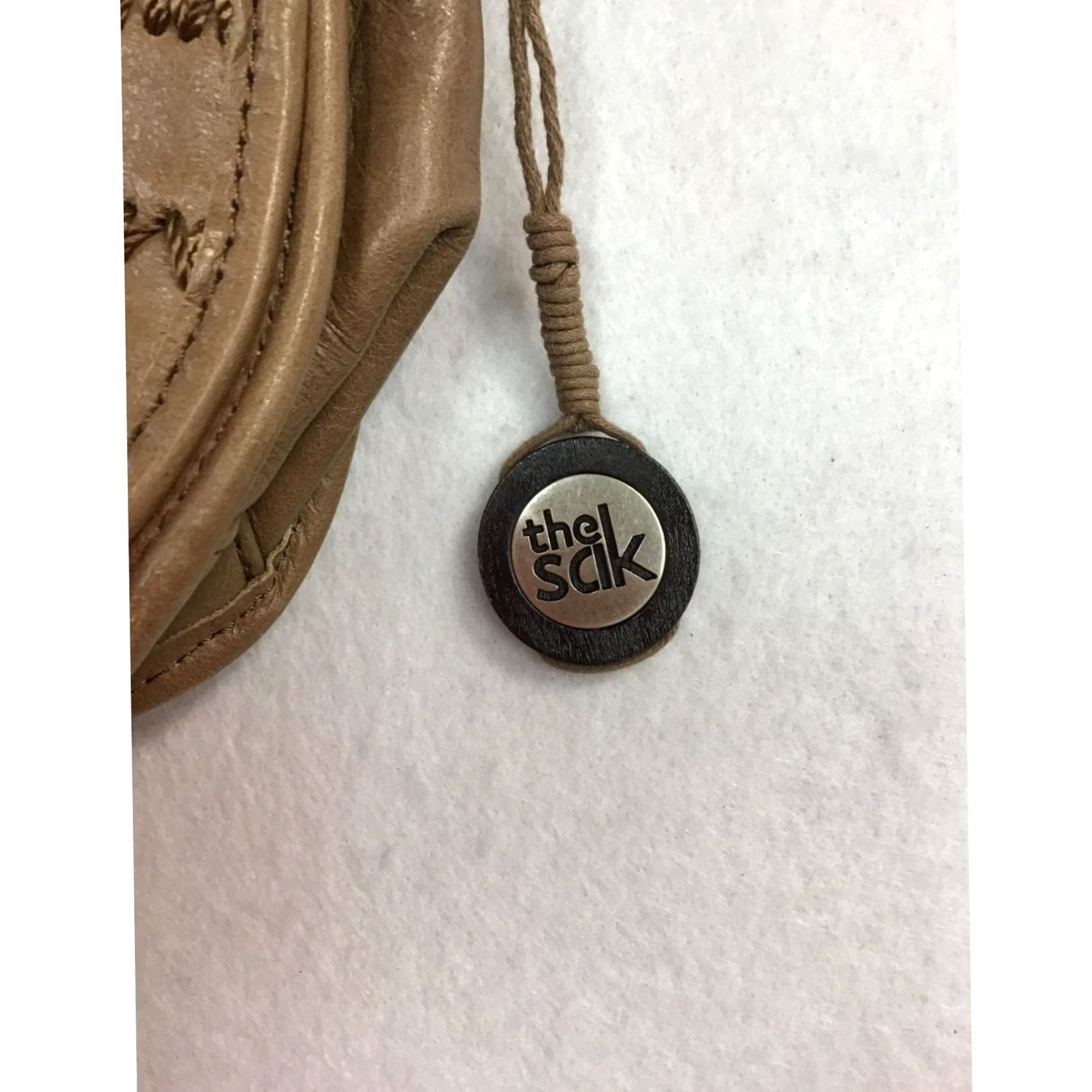 The Sak VINTAGE The Sak Leather Purse Crossbody Womens Brown N/A Good 1892 Peace Sign Crossbody Bag Women Size ONE SIZE - 3 Thumbnail