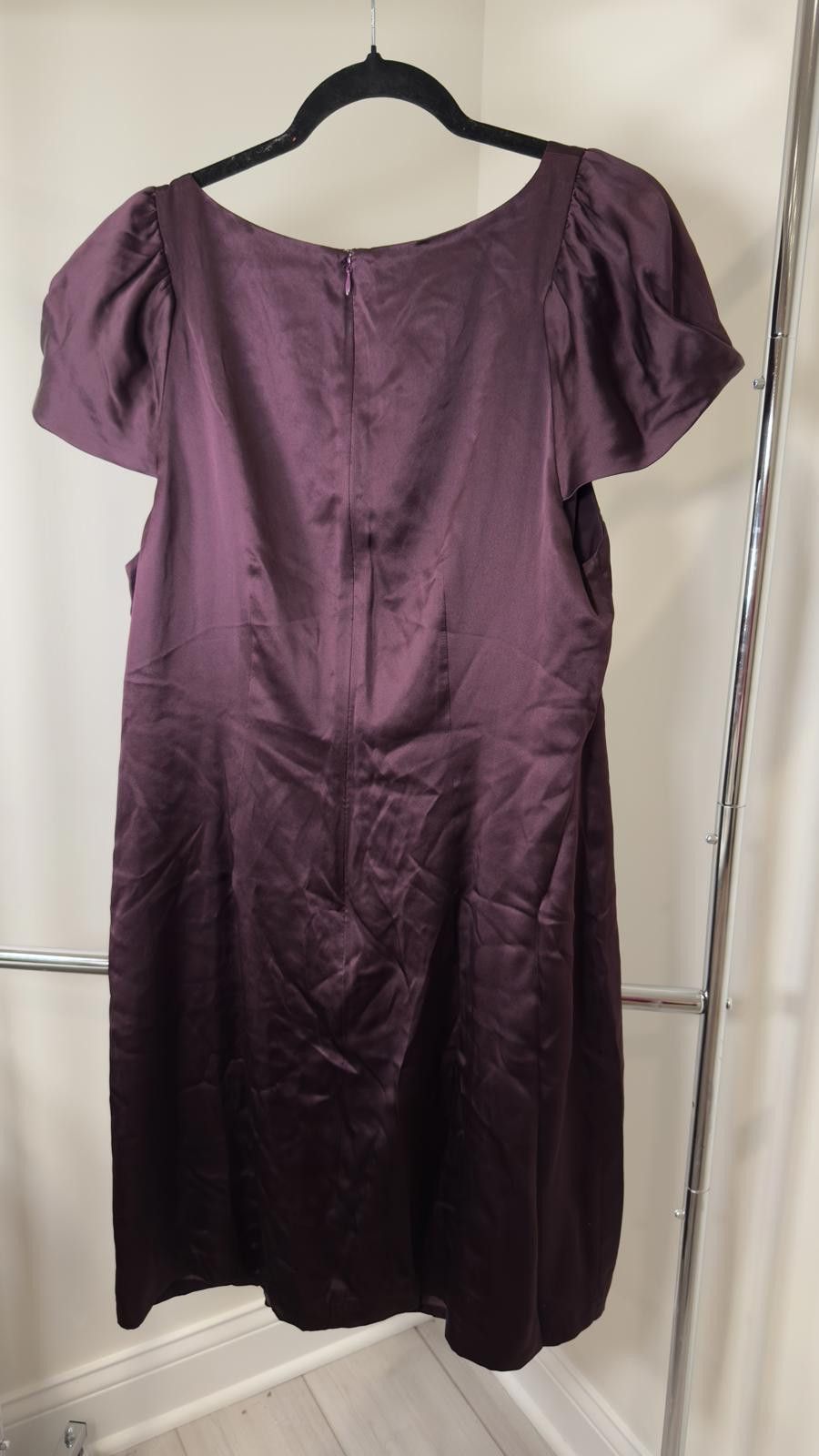 Banana Republic Banana Republic Burgundy Dress - Size 16 Size XXL / US 16-18 / IT 52-54 - 2 Thumbnail