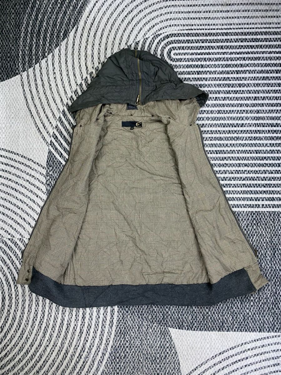 Just Cavalli Vintage Just Cavalli Hooded Checkered Zip-Up Vest Size US M / EU 48-50 / 2 - 6 Thumbnail