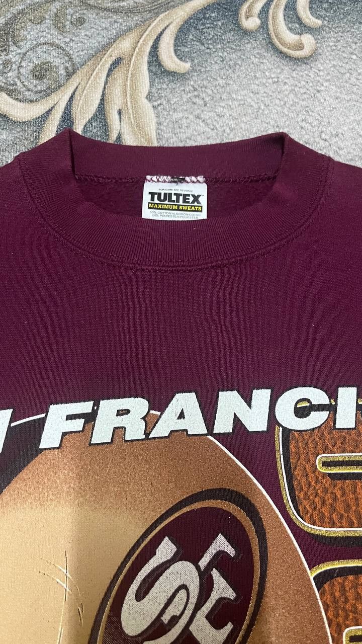 NFL × Tultex Vintage 1990s NFL San Francisco 49ers Sweatshirt Size US L / EU 52-54 / 3 - 3 Thumbnail