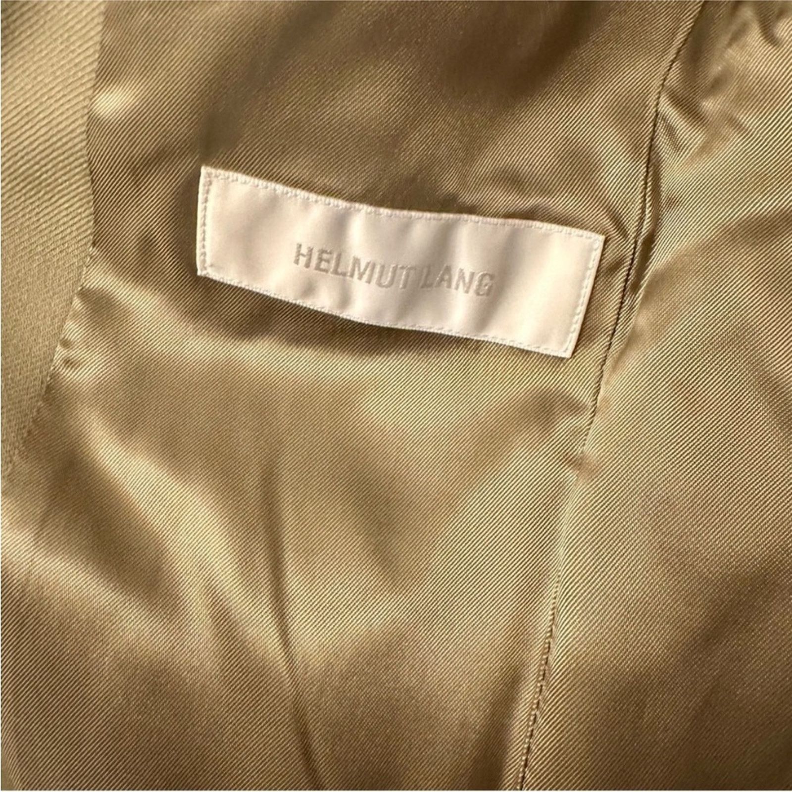 Helmut Lang 183 NWOT Helmut Lang $550 Women's Tan Blazer Size 0 Size XS / US 0-2 / IT 36-38 - 6 Thumbnail