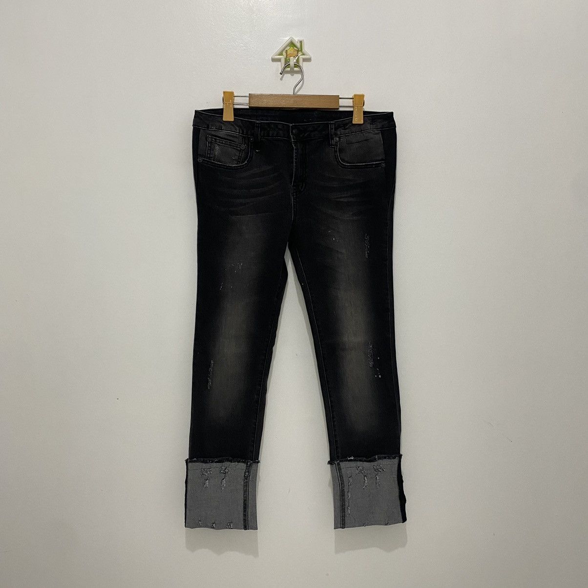 R13 R13 Kate Skinny with Cuff Denim Jeans Size 30" / US 8 / IT 44 - 3 Thumbnail