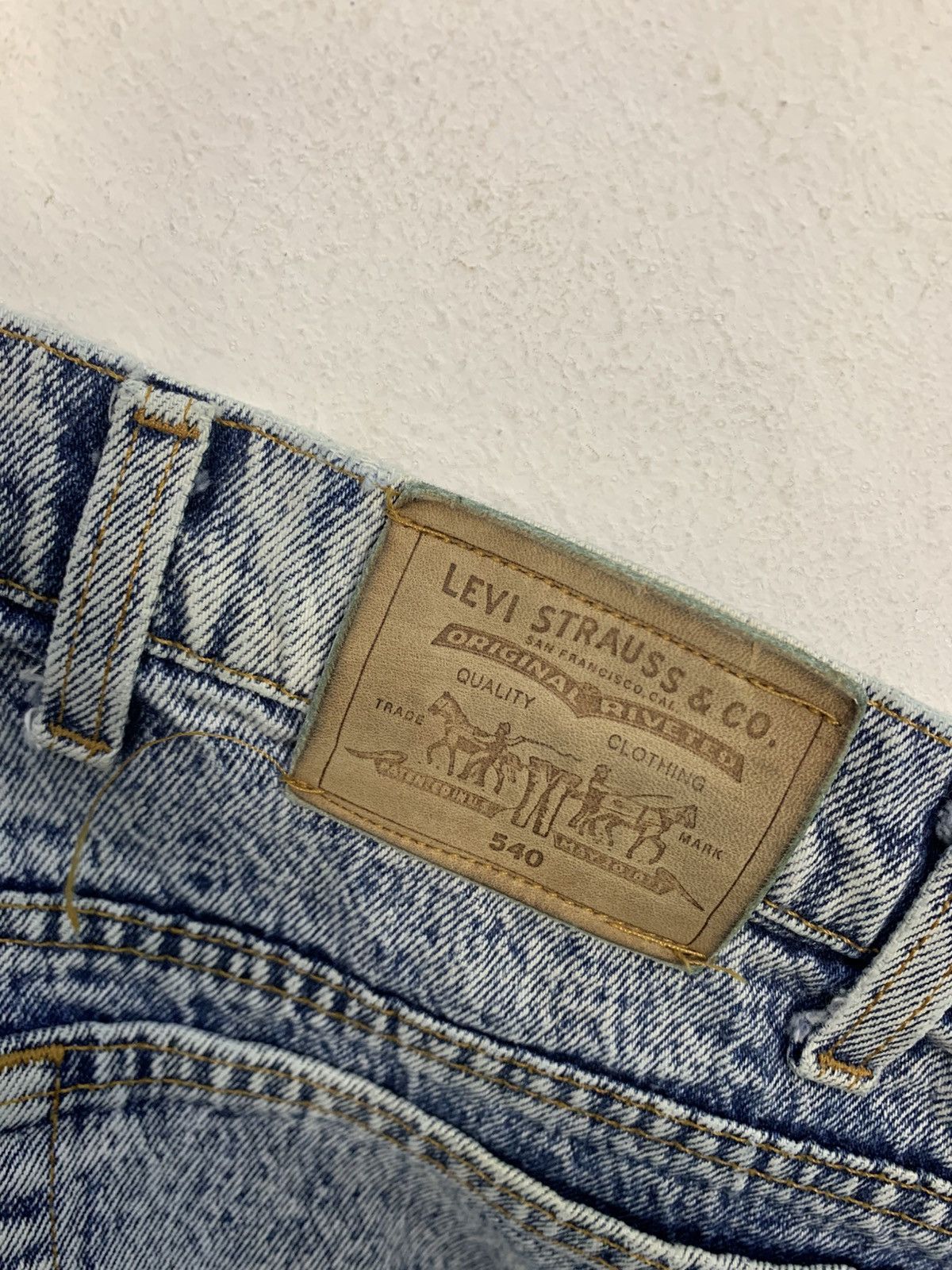Levi's Levis Strauss Lot 540 Denim Jeans Straight Cut Baggy Style Size US 44 / EU 60 - 7 Thumbnail