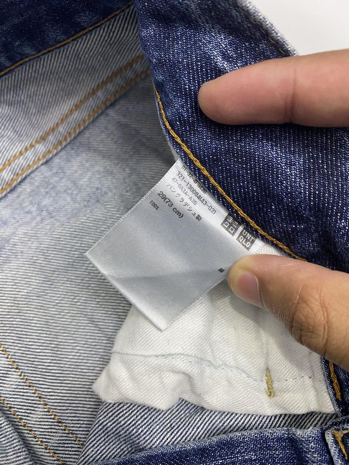 Undercover × Uniqlo VINTAGE UNIQLO JAPAN DISTRESS RIPS DENIM UNDERCOVER STYLE Size US 30 / EU 46 - 12 Thumbnail