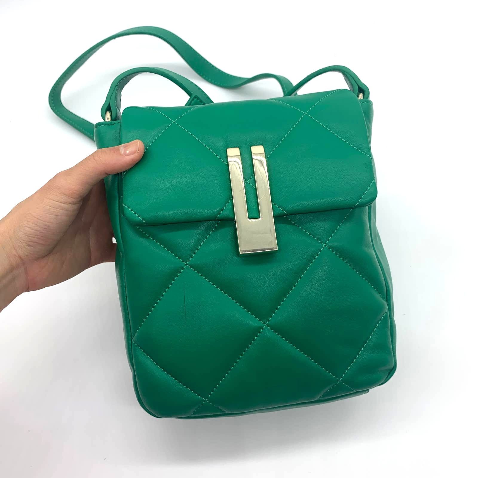 Vince Camuto Vince Camuto Womens Purse Quilted Leather Crossbody Size ONE SIZE - 1 Thumbnail