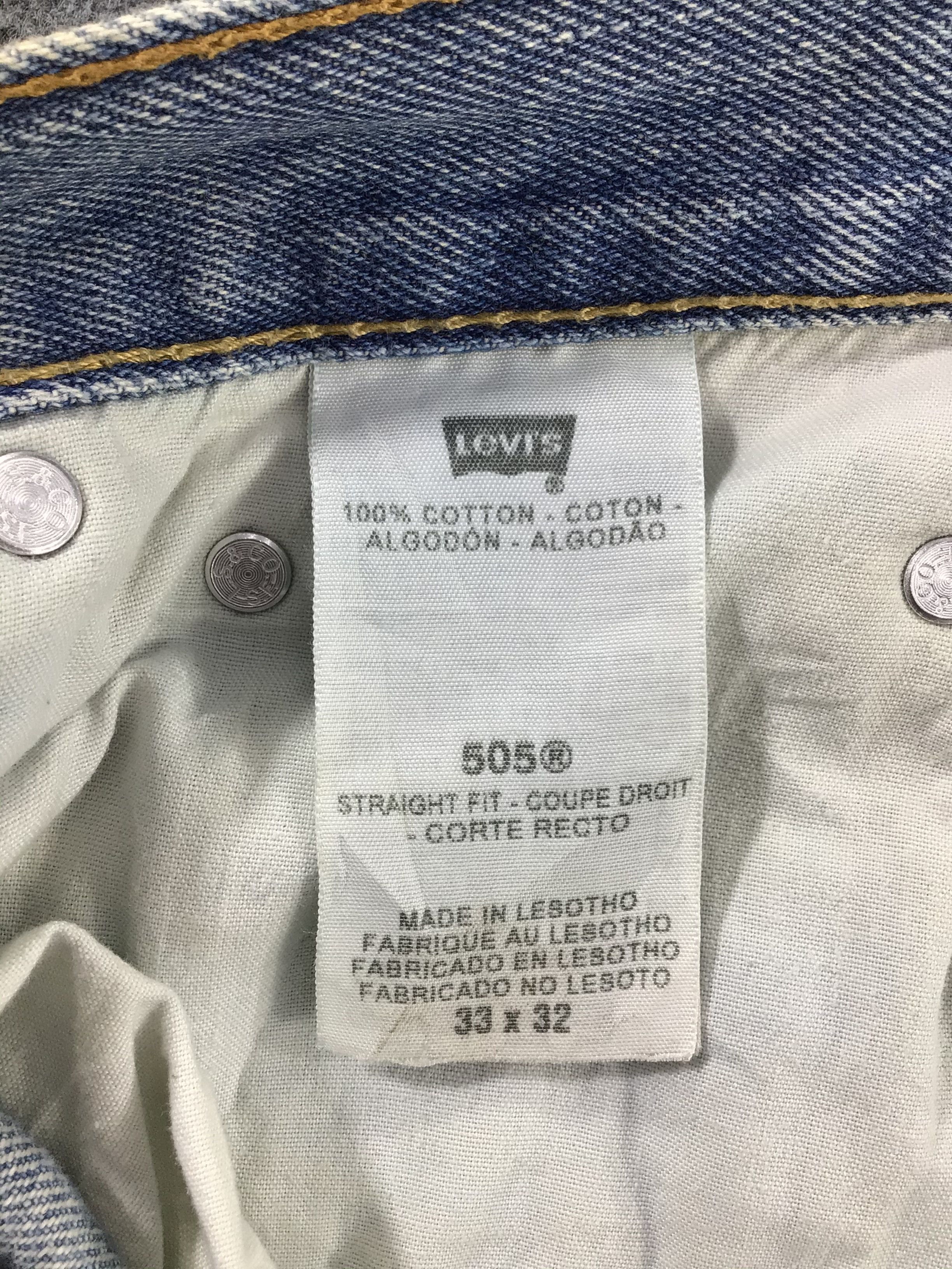 Levi's × Vintage Vintage Levis 505 Jeans-JM609 Size US 34 / EU 50 - 10 Thumbnail