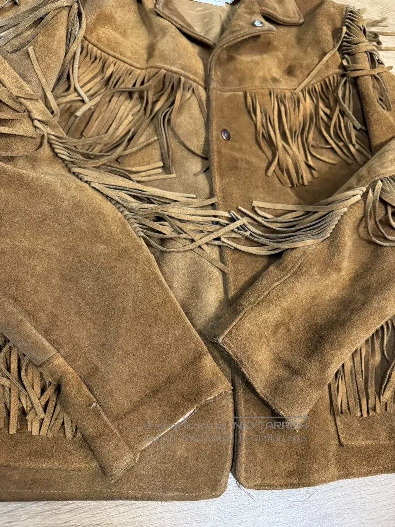 Schott Schott Vintage western fringed leather jacket Size US L / EU 52-54 / 3 - 5 Thumbnail