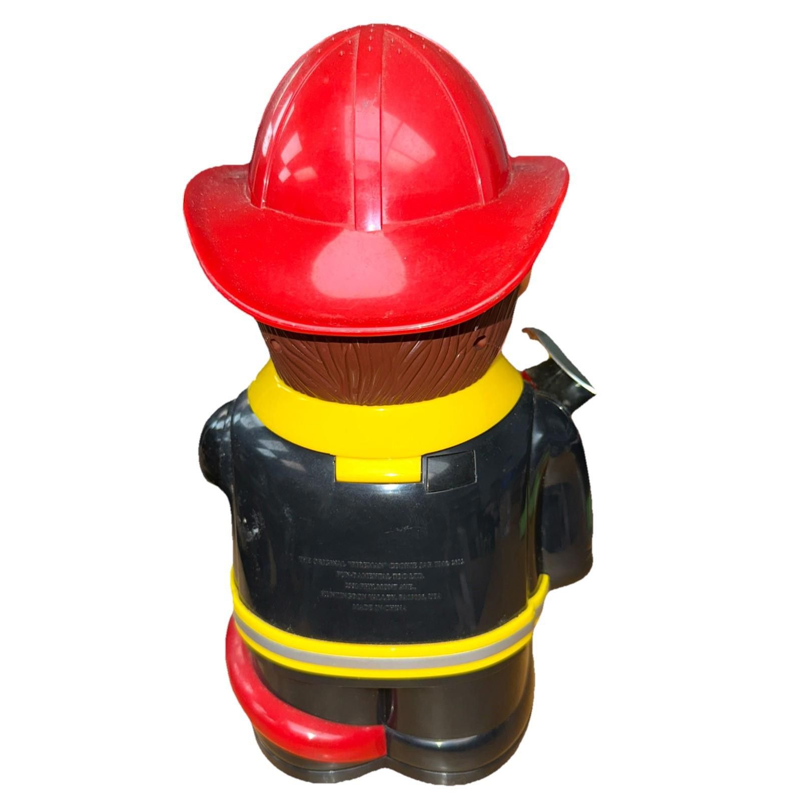 Other 2002 Fun-Damental 11” Fireman Cookie Jar Talks Size ONE SIZE - 3 Thumbnail