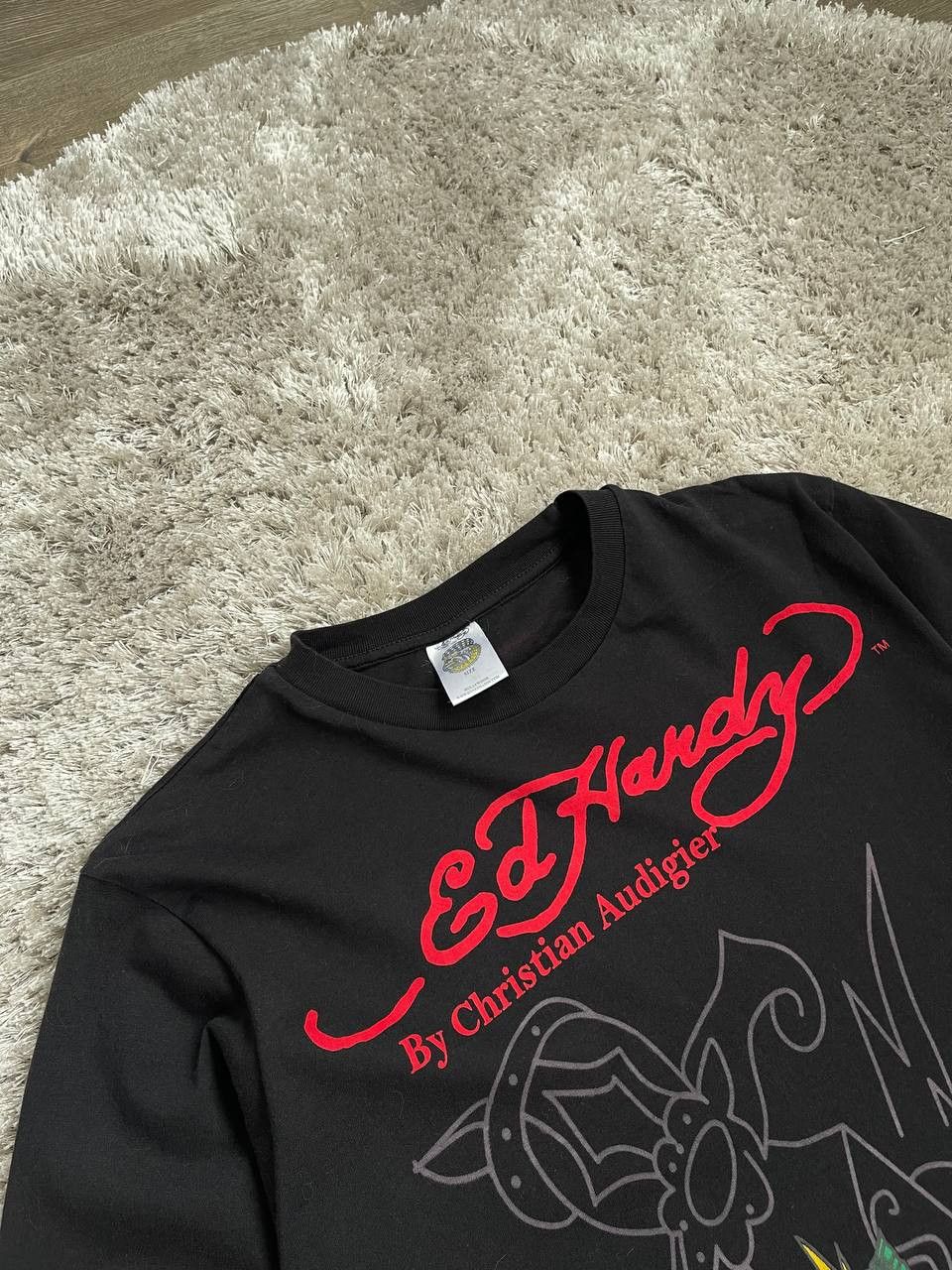 Ed Hardy × Streetwear × Vintage Vintage Ed Hardy skulls big logo y2k tee 90’s Size US M / EU 48-50 / 2 - 3 Thumbnail
