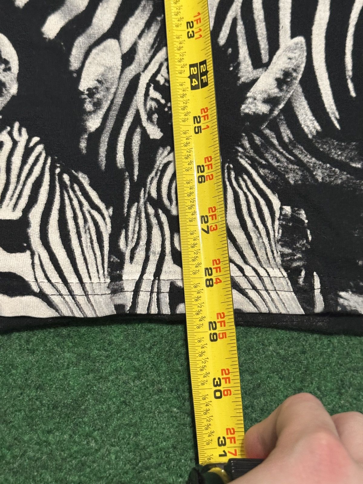 Vintage Vtg 90s All Over Print Zebra Safarai XL Phoenix Zoo T Shirt Size US XL / EU 56 / 4 - 7 Thumbnail