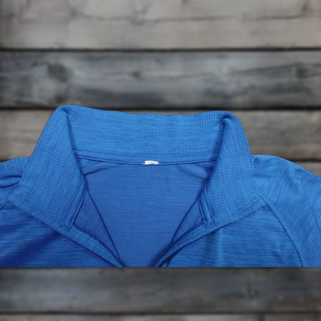 Lululemon Lululemon Pullover Mens Large Blue Swiftly Tech 1/2 Zip Running Long Sleeve Size US L / EU 52-54 / 3 - 1 Thumbnail