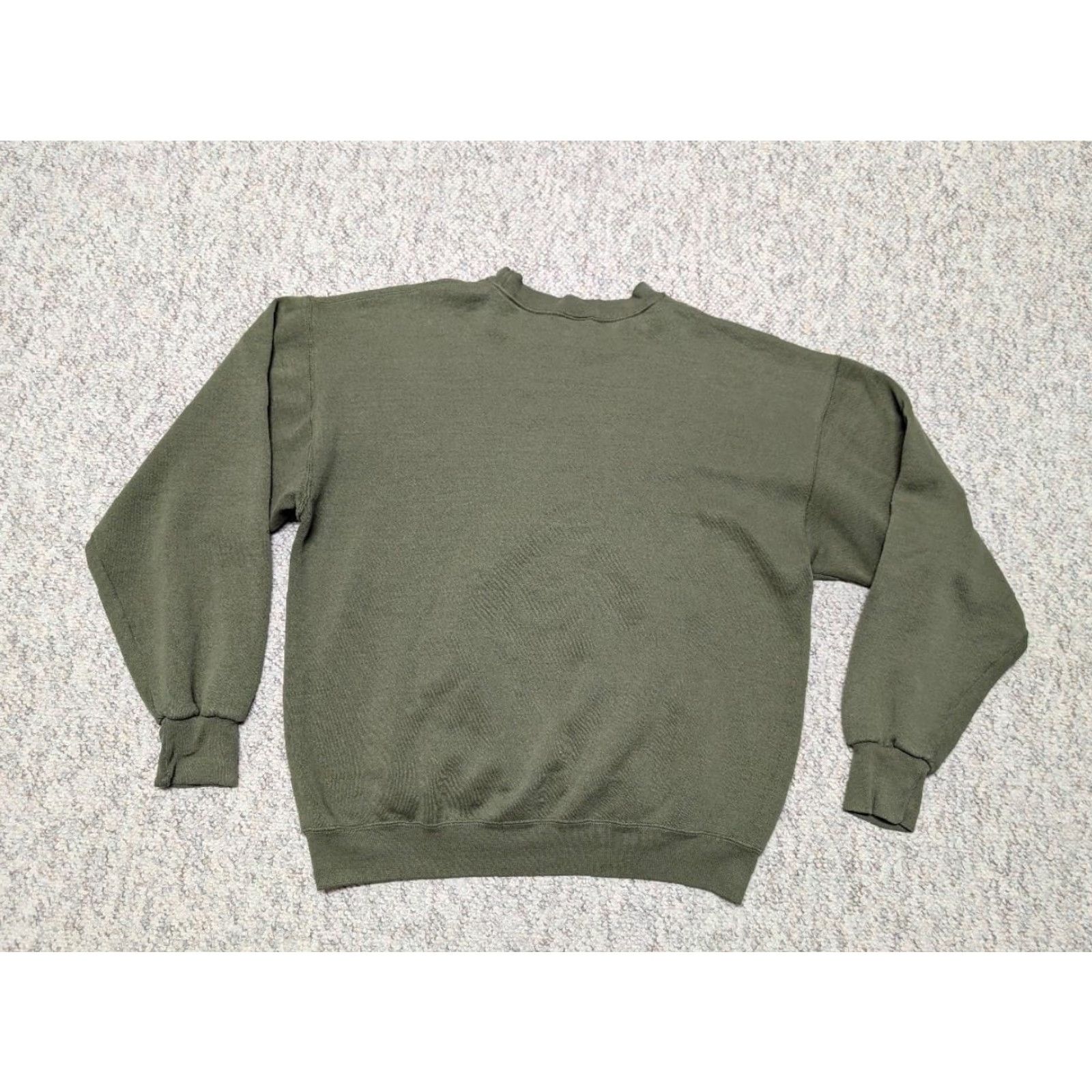 Vintage USMC 1980s-90s vintage Green Sweatshirt Crew Neck Pullover Men L Shirt Hoodie? Size US L / EU 52-54 / 3 - 2 Thumbnail