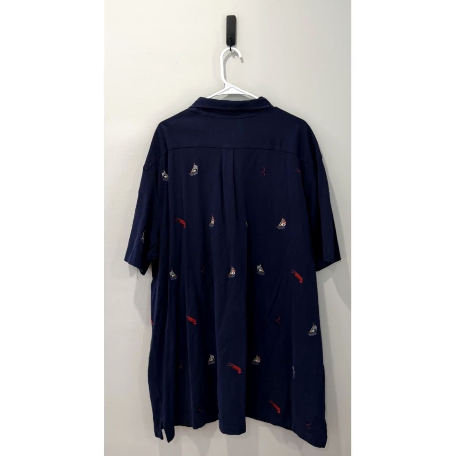 Polo Ralph Lauren Polo Ralph Lauren Polo Shirt Men 2XLT Navy Lobster All Over Print Nautical Coastal Size US XXL / EU 58 / 5 - 3 Thumbnail
