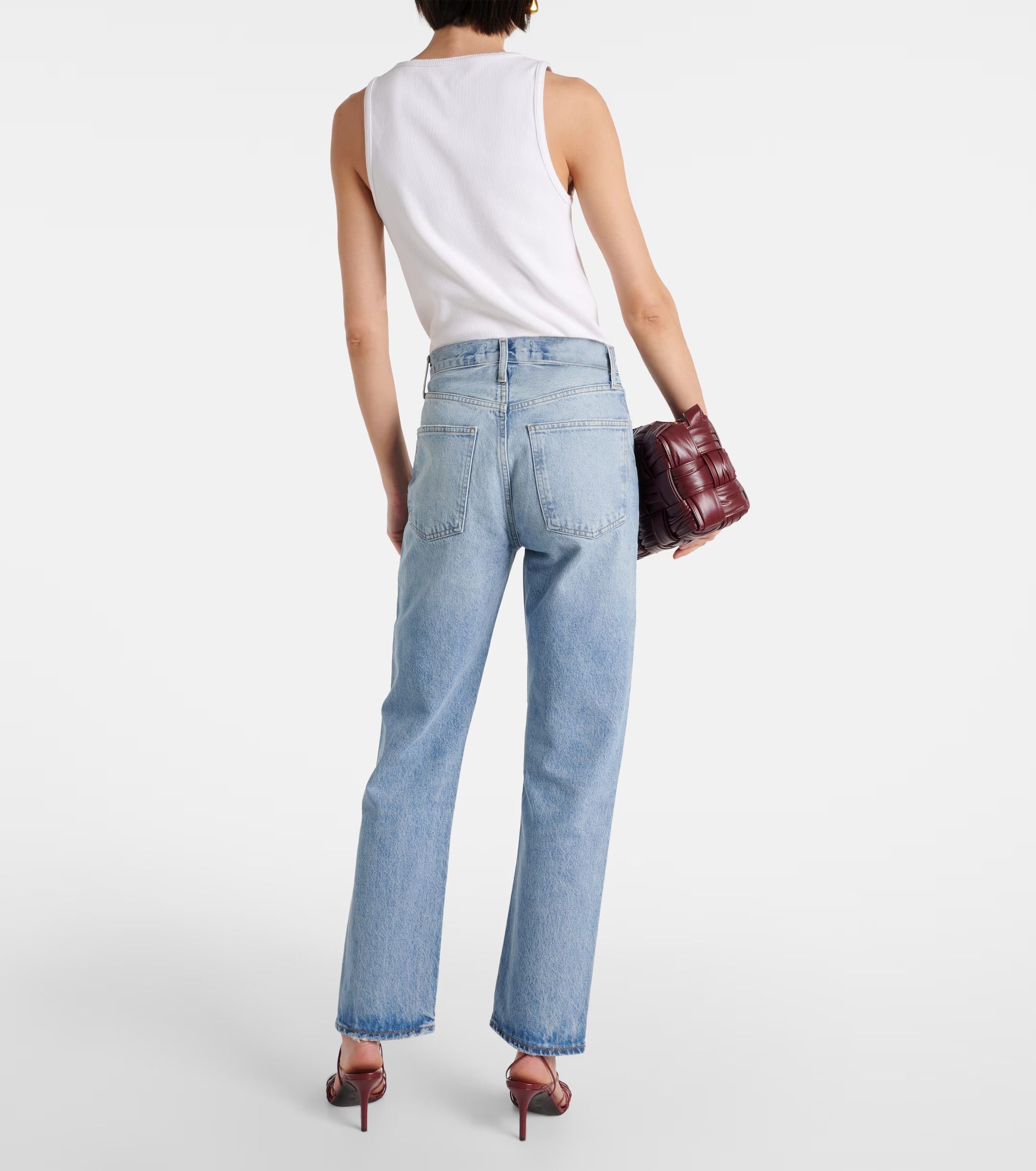 Agolde 90's Pinch Waist high-rise straight jeans Size 29" - 4 Thumbnail