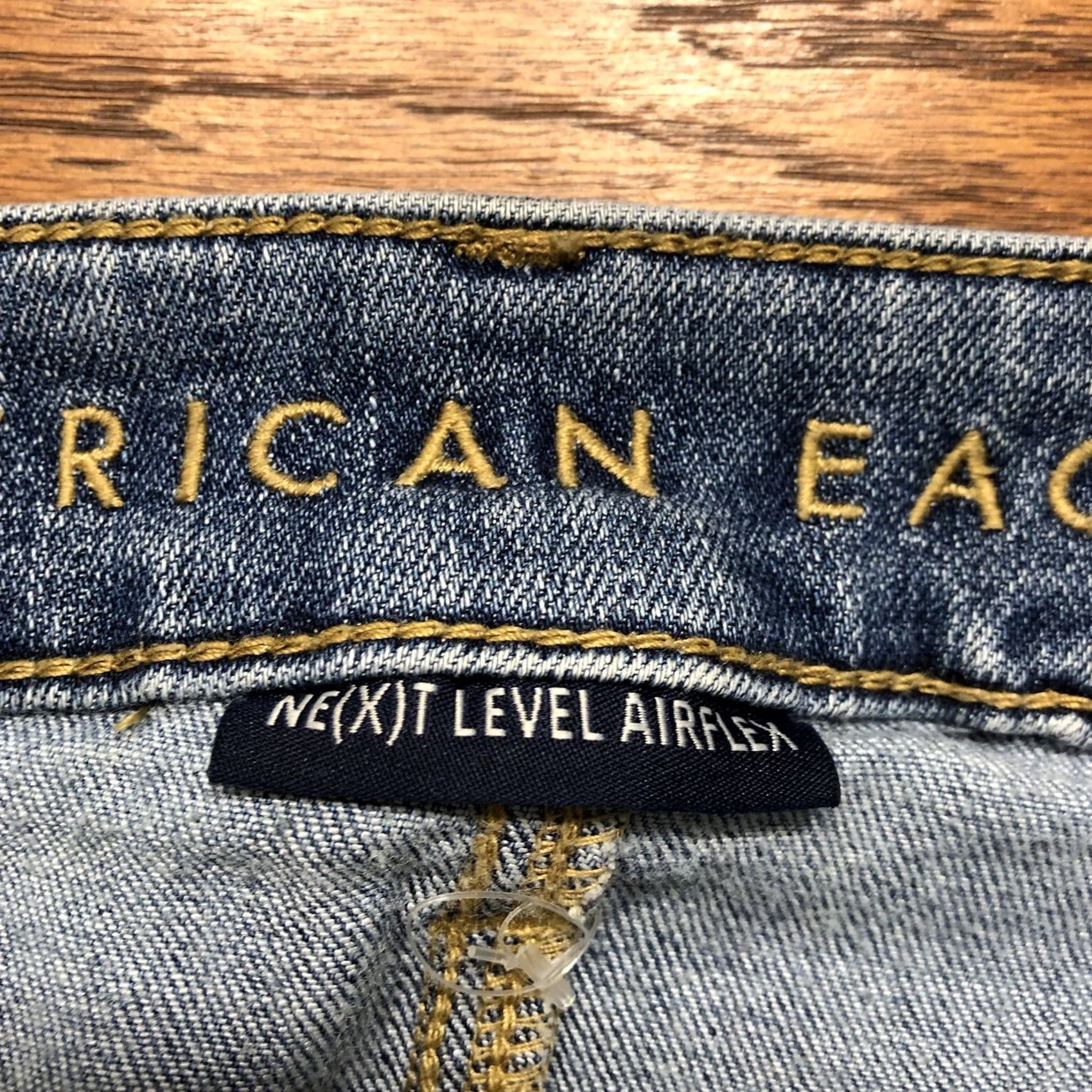 American Eagle Outfitters American Eagle Outfitters Skinny Jeans Blue Denim Mens 31x32 Distressed Classic Size US 31 - 5 Thumbnail