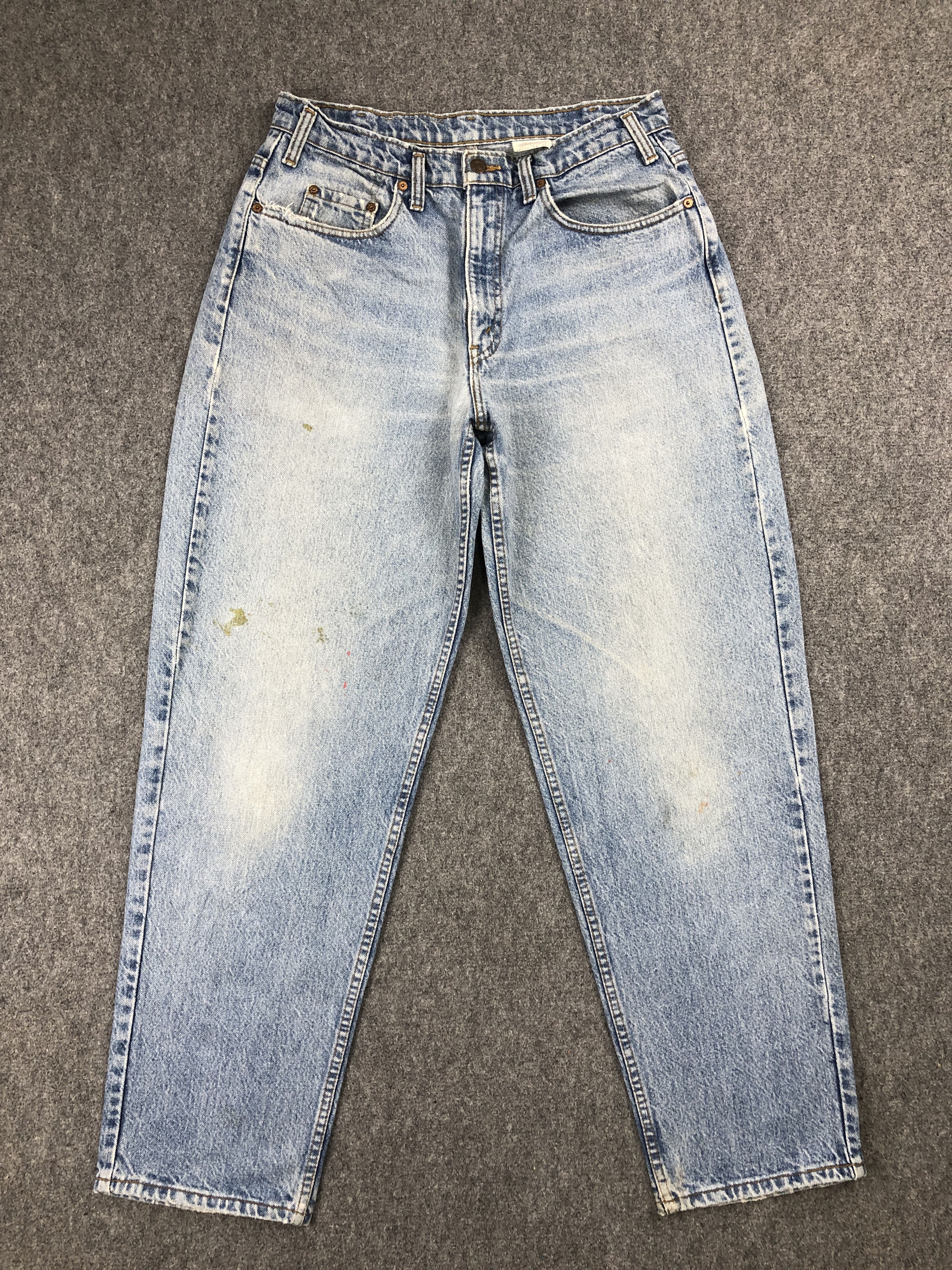 image of 80's Levis 535 Faded Blue Jeans in Blue Denim, Men's (Size 32)