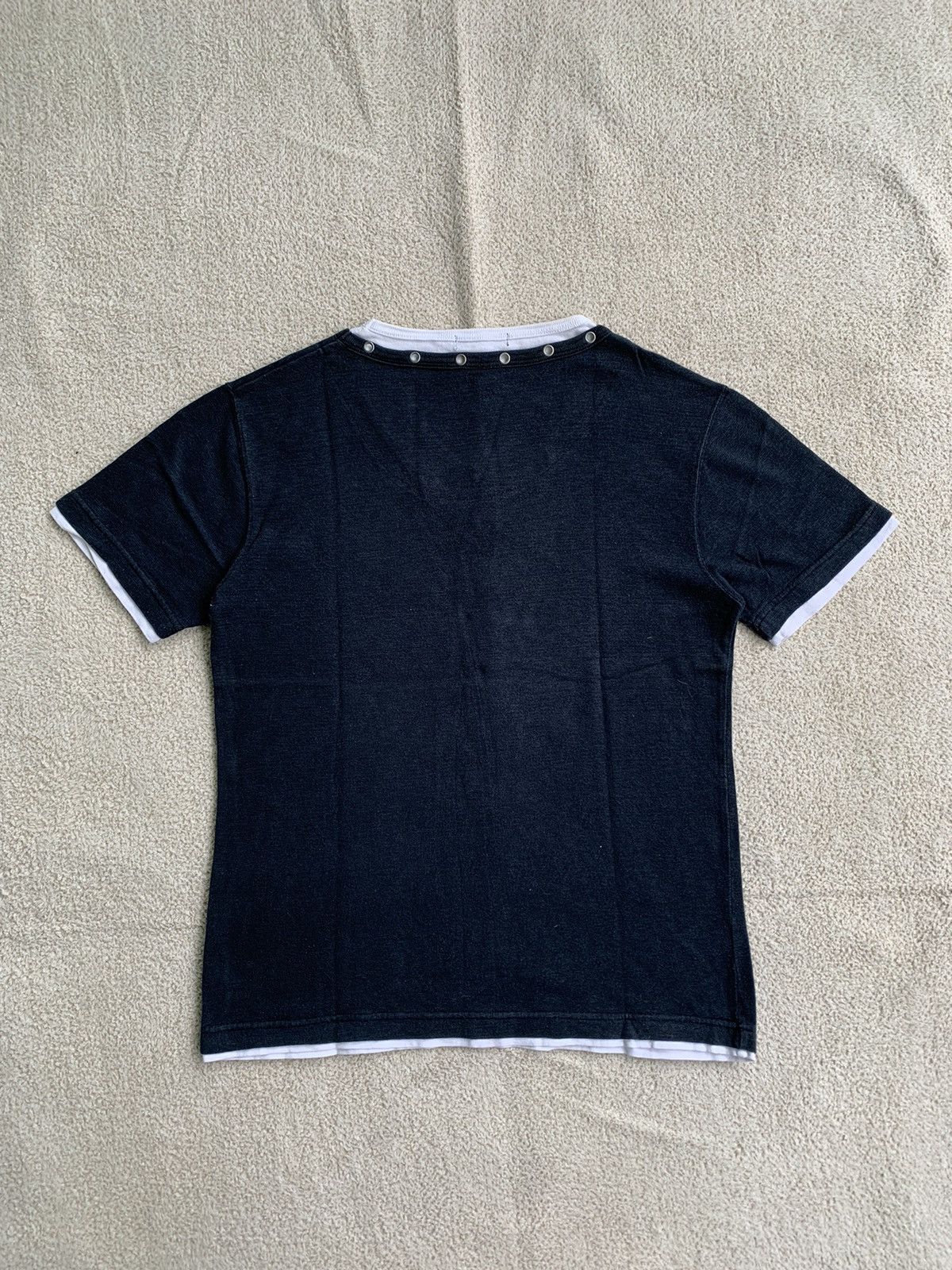 If Six Was Nine × Japanese Brand × Le Grande Bleu (L.G.B.) VTG Virgin Voyage Double Layered Poem T Shirt Size US M / EU 48-50 / 2 - 2 Thumbnail