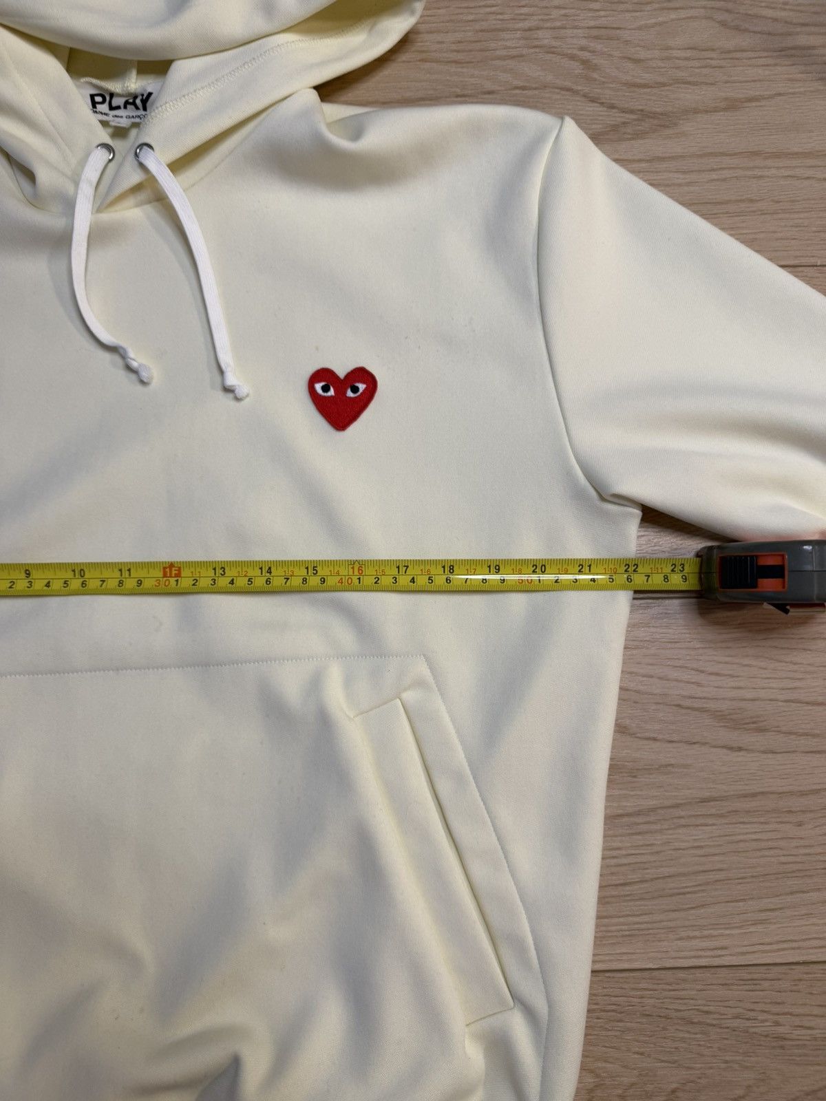 Commes Des Garcons Beige Hoodie