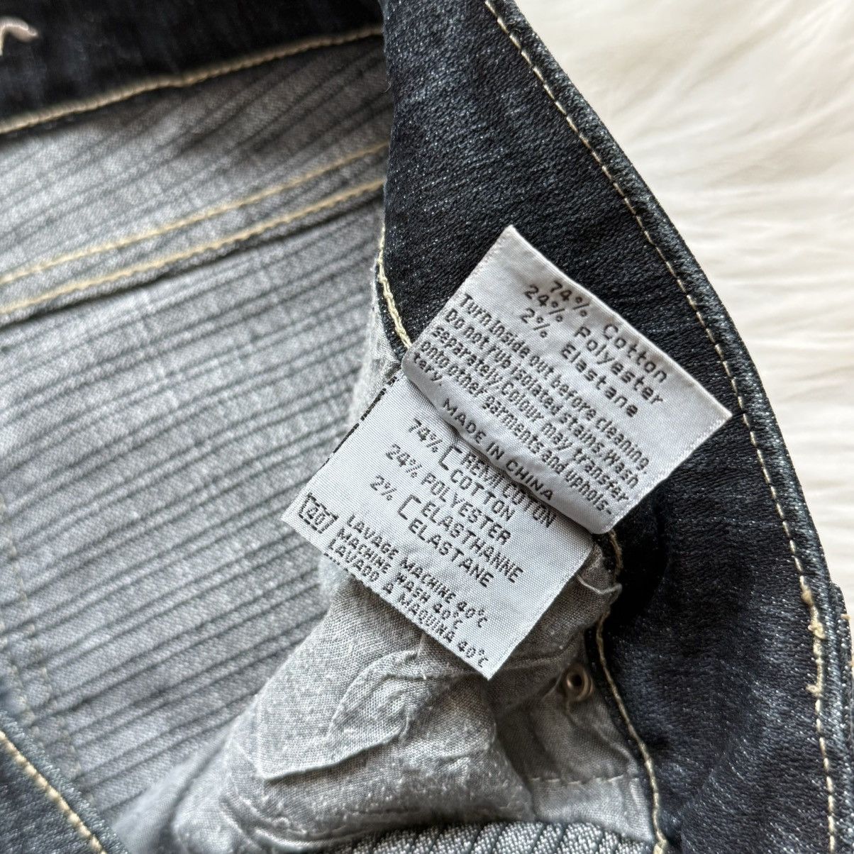 If Six Was Nine 📌 Vintage Jane Norman Y2K Crazy Flare Low Rise Jeans Size 36" / US 14 / IT 50 - 15 Thumbnail