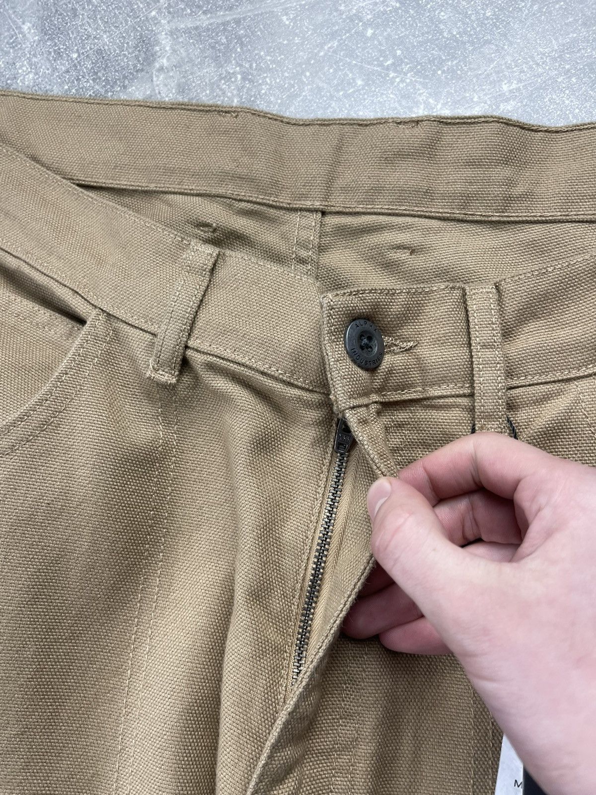 Alpha Industries Alpha Industries Aviation Utility Cargo Pants Sand Beige Size US 33 - 9 Thumbnail