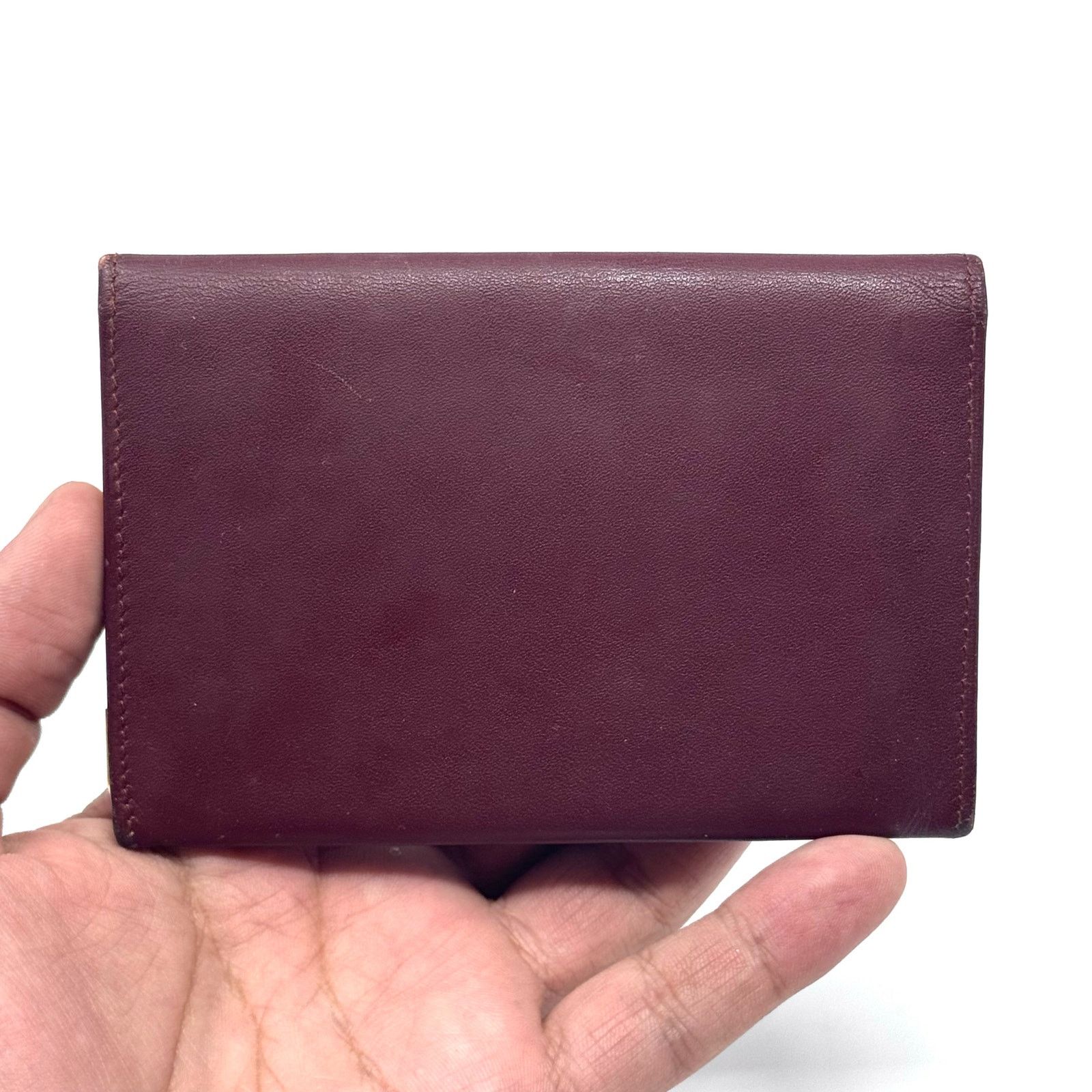 Cartier Cartier Dark Red Bifold Wallet Size ONE SIZE - 8 Thumbnail