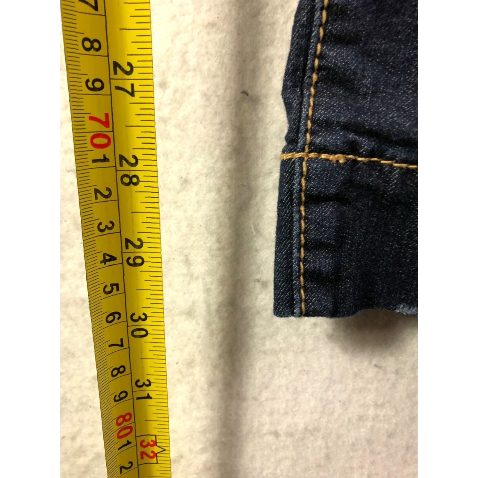 Vintage Standards & Practices Juniors Size 9 High Rise Skinny Dark Wash Blue Denim Jeans Size 30" / US 8 / IT 44 - 3 Thumbnail
