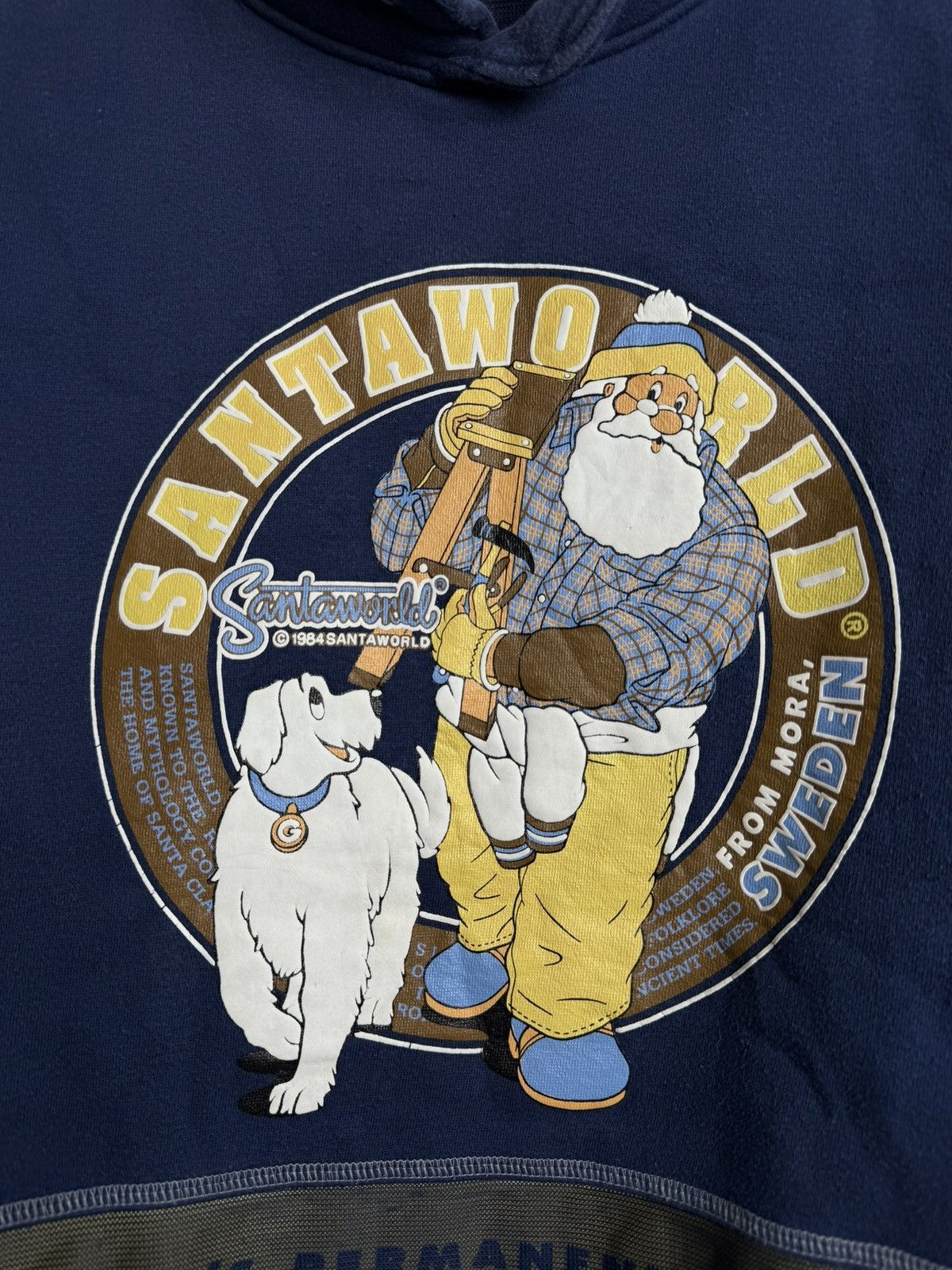 Japanese Brand × Vintage Vintage 80s Santaworld baggy printed sweatshirt XXL cartoon Size US XXL / EU 58 / 5 - 4 Thumbnail