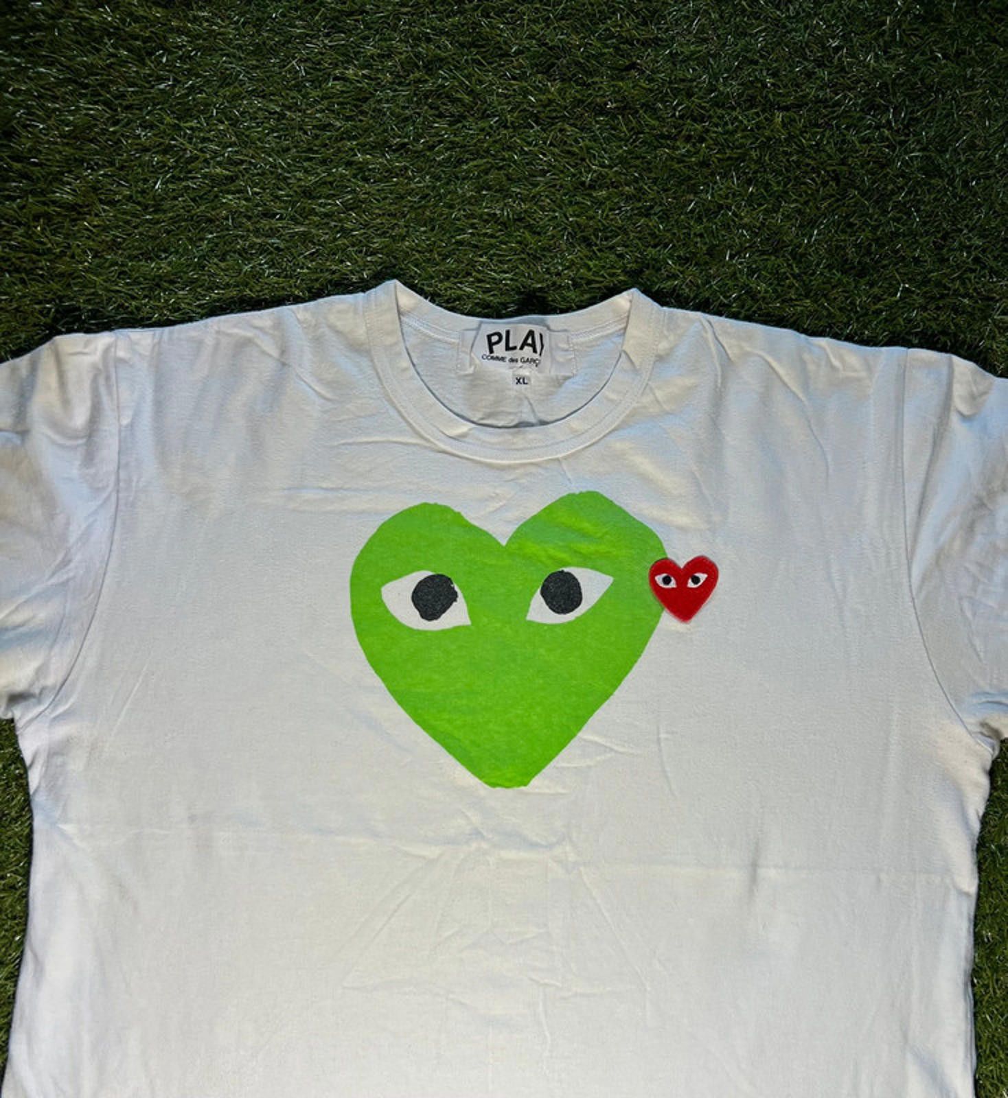 Comme des Garcons PLAY Comme Des Garçons Play Heart Tee Size US XL / EU 56 / 4 - 4 Thumbnail
