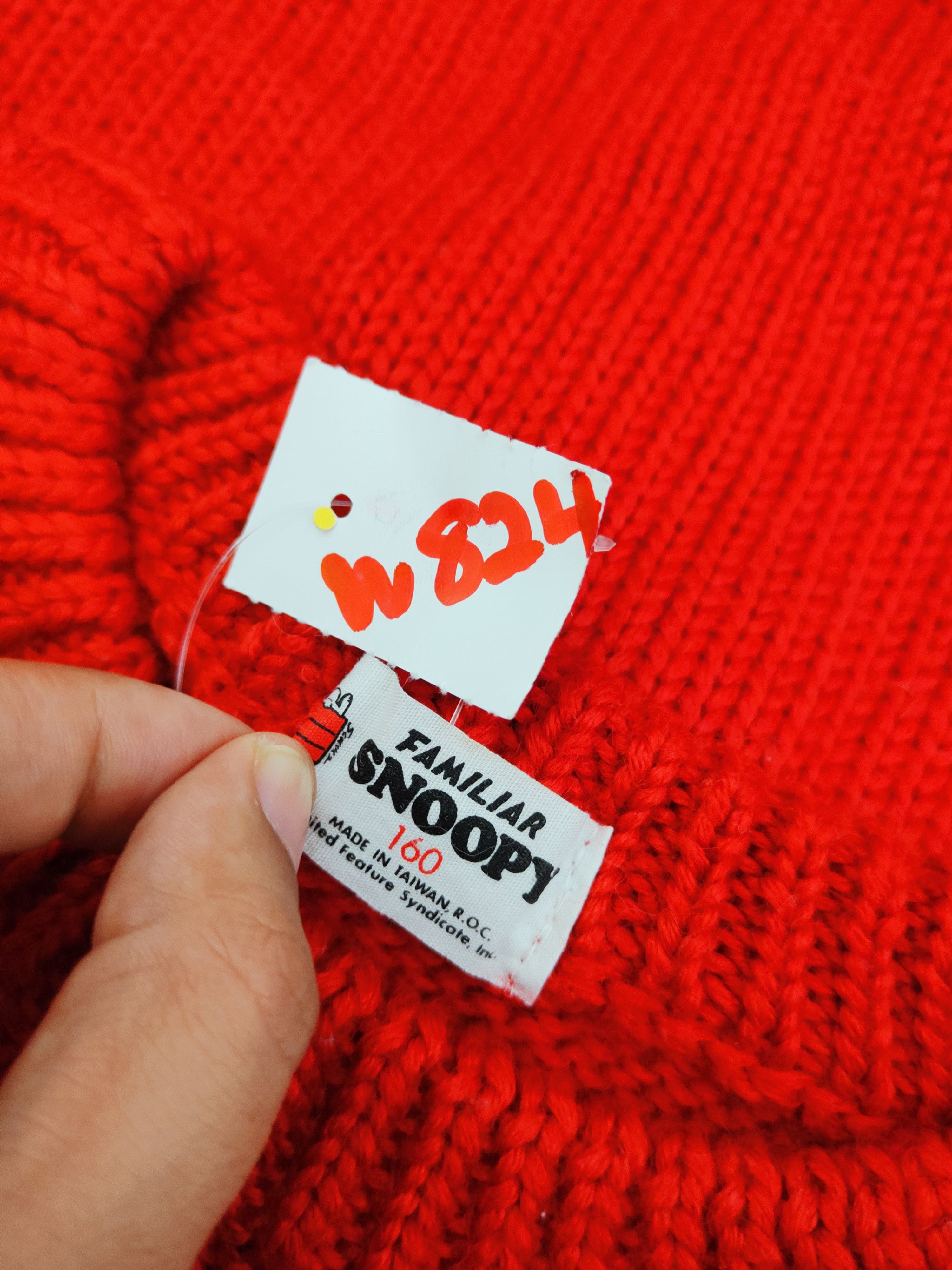 Cartoon Network × Japanese Brand Snoopy Red Knitwear Sweatshirts #W824 Size L / US 10 / IT 46 - 14 Thumbnail