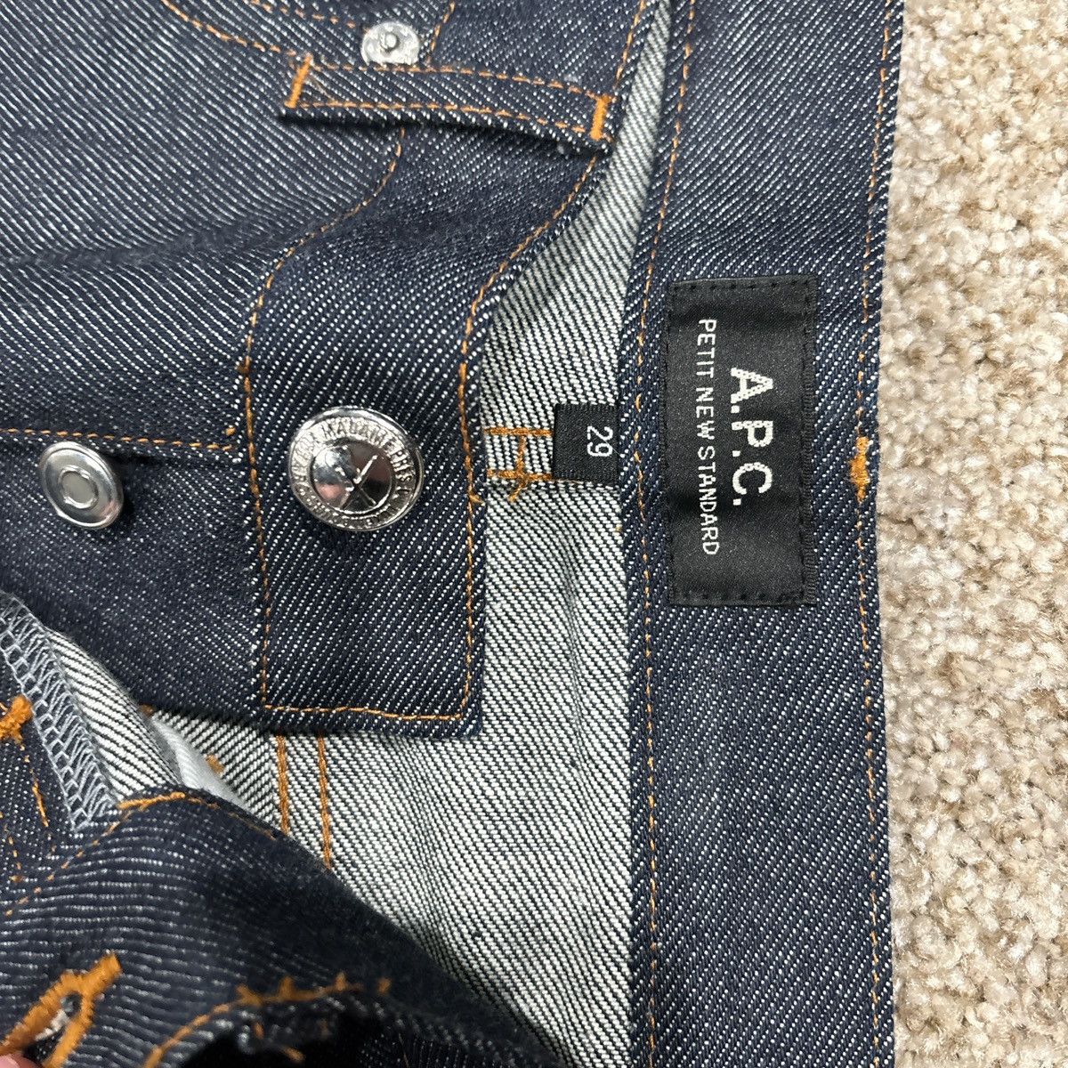 A.P.C. A.p.c a petit new standard selvedge denim Size US 29 - 3 Thumbnail