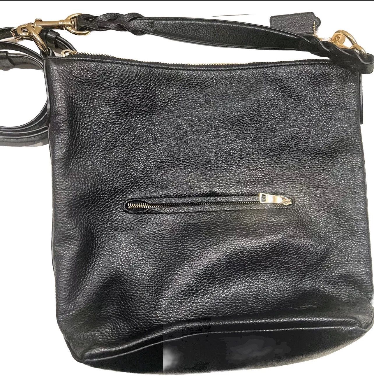 Other New CoachLuxury shoulder bag Crossbody Black Pebbled Leather Size ONE SIZE - 5 Thumbnail