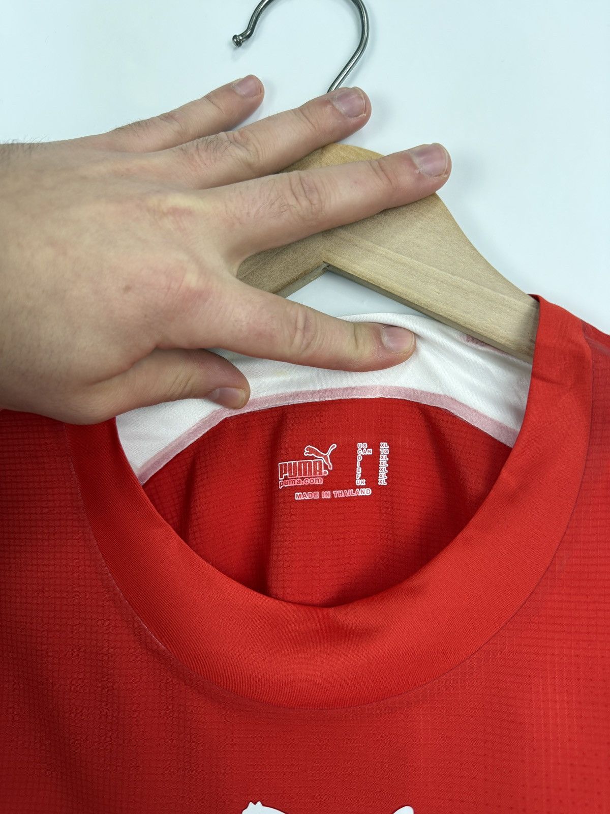 Puma 🇨🇭Vintage 2006 Puma Switzerland Suisse Soccer Jersey Senderos Size US XL / EU 56 / 4 - 6 Thumbnail
