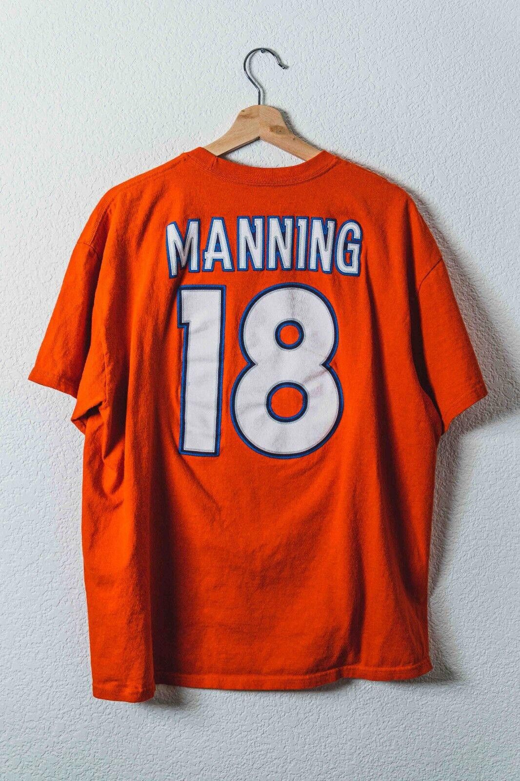 NFL VTG NFL Team Apparel Denver Broncos Peyton Manning XL Tee Size ONE SIZE - 1 Thumbnail