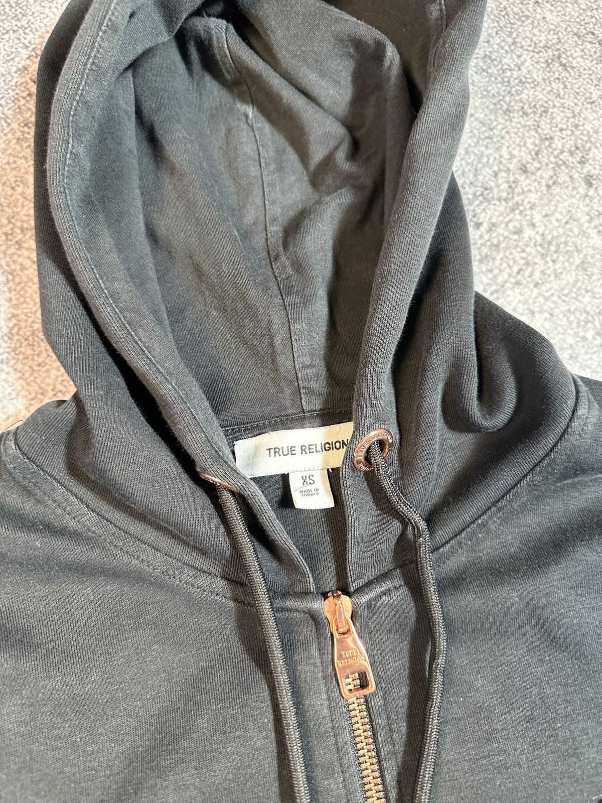 True Religion Y2K True Religion Zip Up Hoodie Streetwear Logo USA XS Rare Size XS / US 0-2 / IT 36-38 - 3 Thumbnail