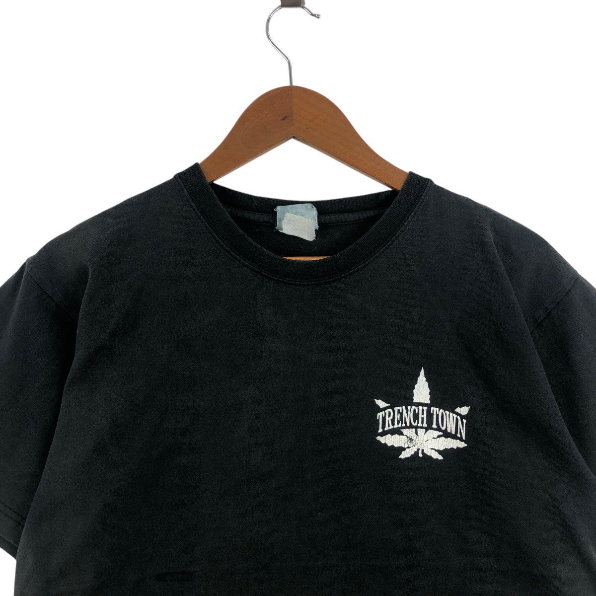 Vintage Vintage 90s FRENCH TOWN Tee Shirt Big Logo Marijuana Raggae Size US M / EU 48-50 / 2 - 3 Thumbnail