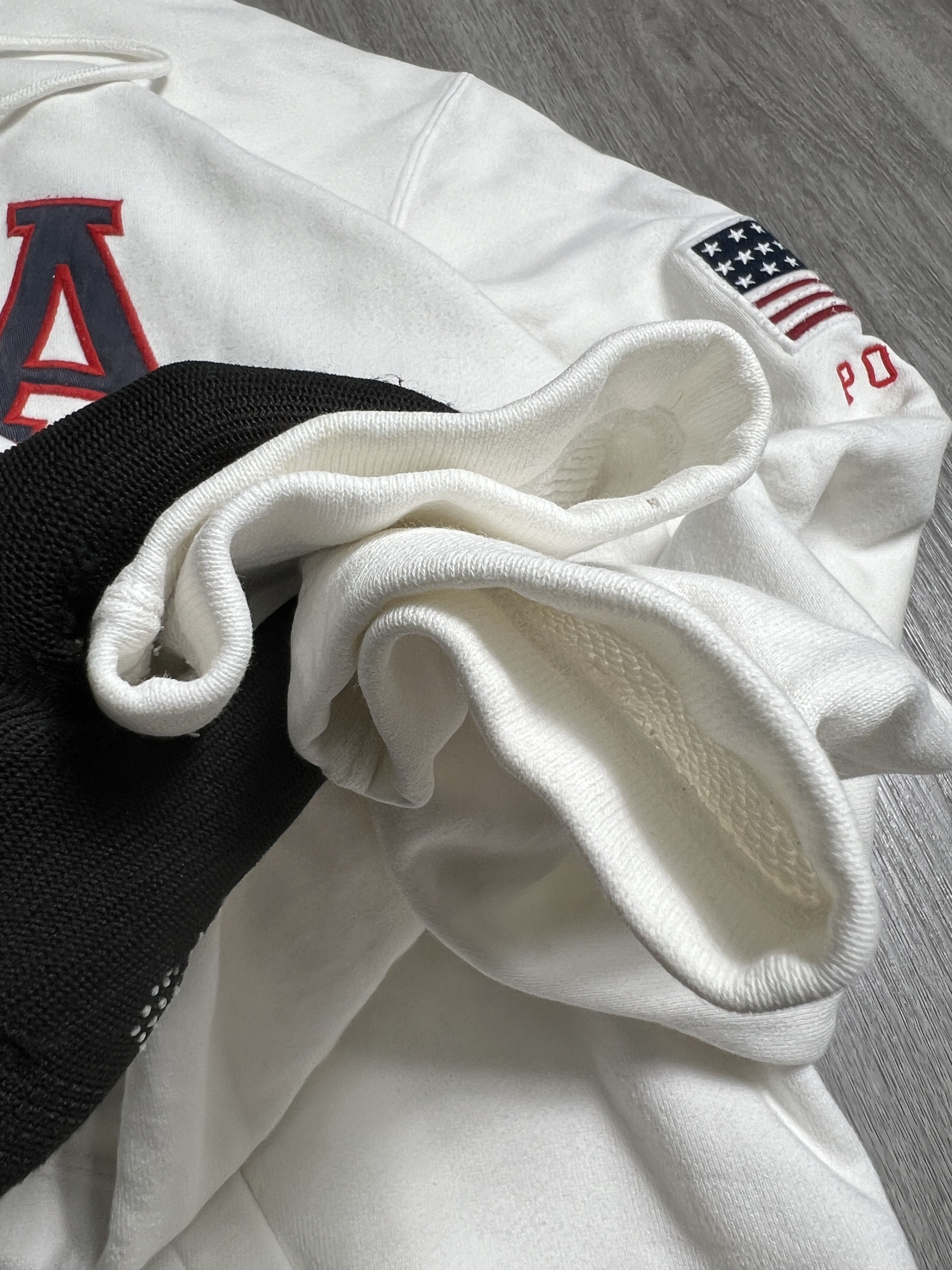 Polo Ralph Lauren × Ralph Lauren Sport × Vintage Vintage Polo Sport USA Flag Hoodie (L) JK925 Size US L / EU 52-54 / 3 - 4 Thumbnail