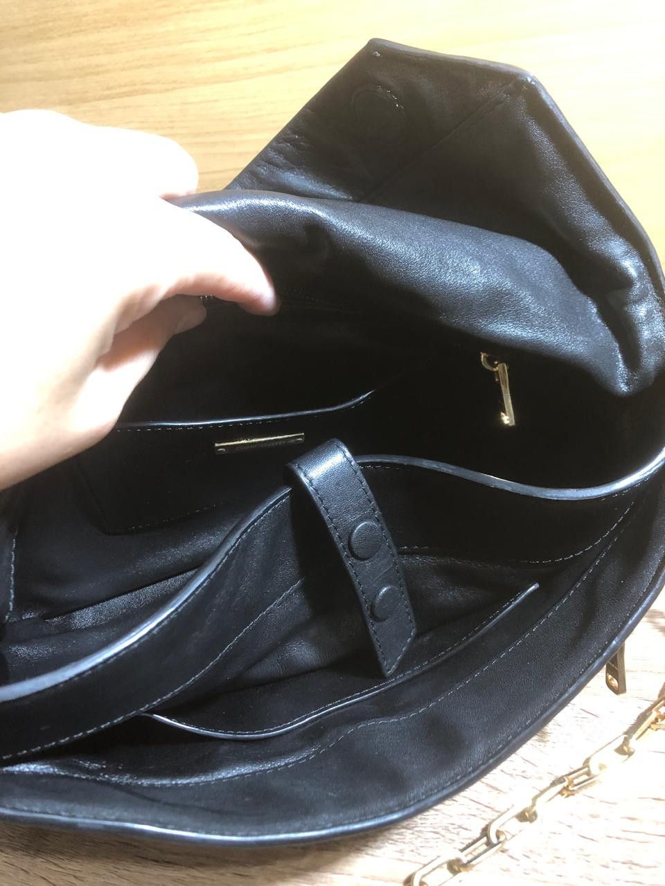 Miu Miu Miu Miu Black Nappa Biker Leather Slingbag / Clutch Size ONE SIZE - 6 Thumbnail