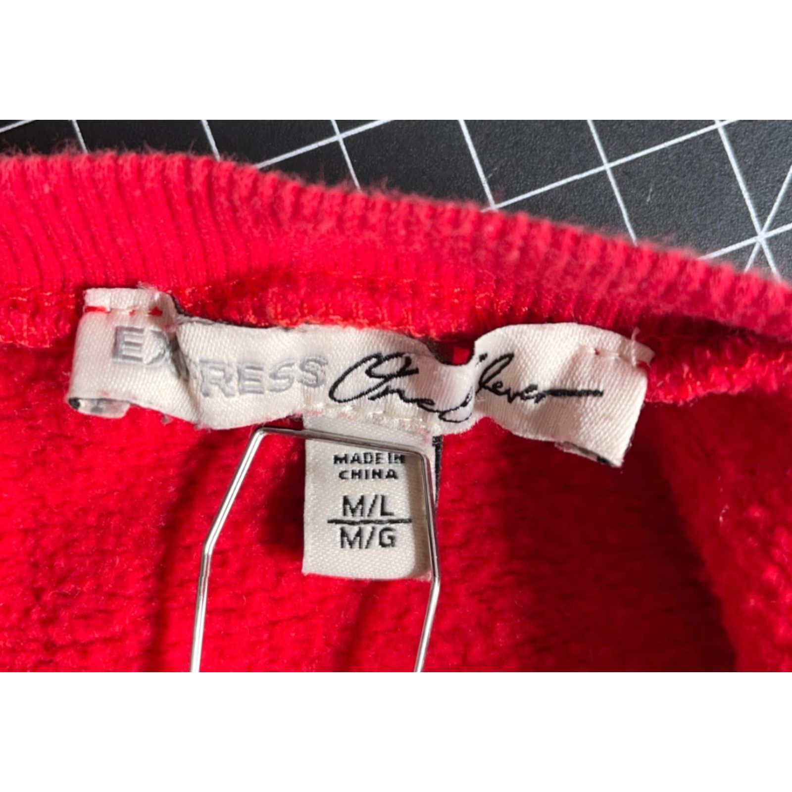 Express Express Sport Sweatshirt Men Crewneck Red Graphic Print 90s Retro Pullover L Red Size US L / EU 52-54 / 3 - 3 Thumbnail