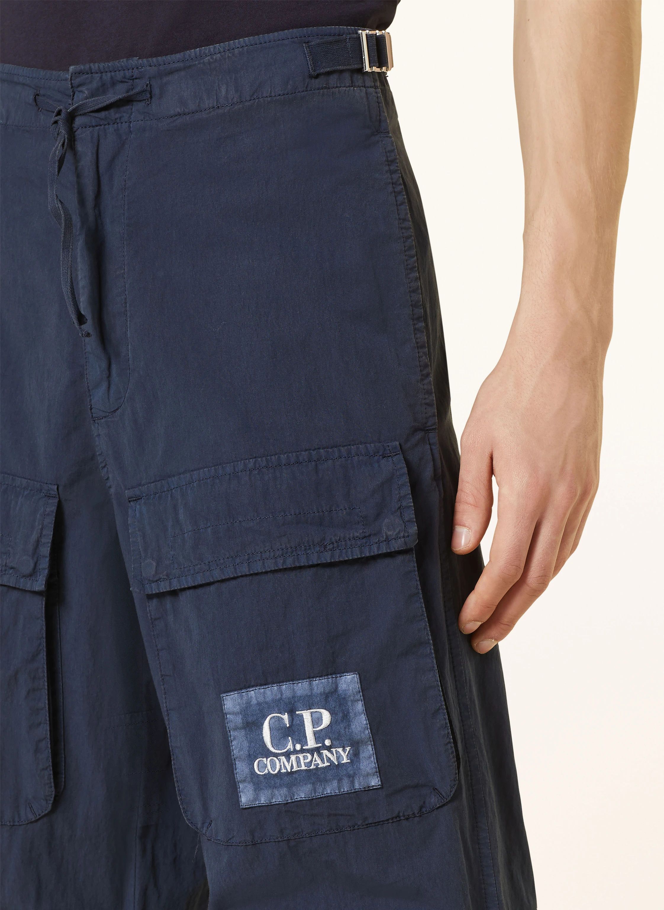 C.P. Company o1y1224 Logo Cargo Pant in Navy Blue Size US 32 / EU 48 - 5 Thumbnail