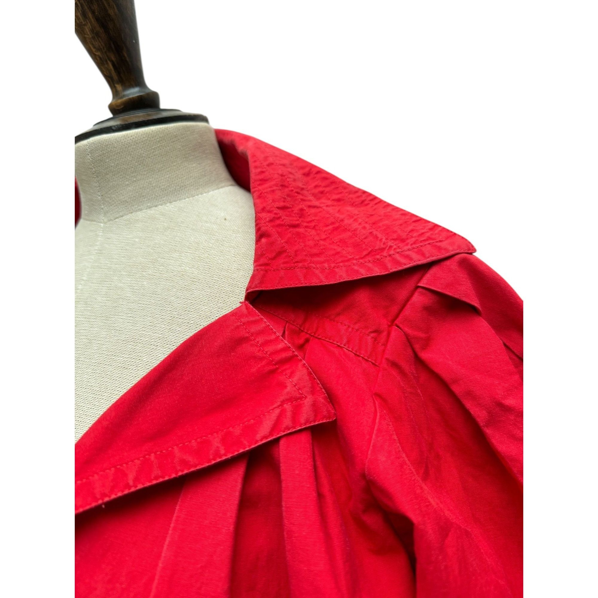 Yves Saint Laurent 1970s Red Front-Buttoned Shirt Size M / US 6-8 / IT 42-44 - 6 Thumbnail